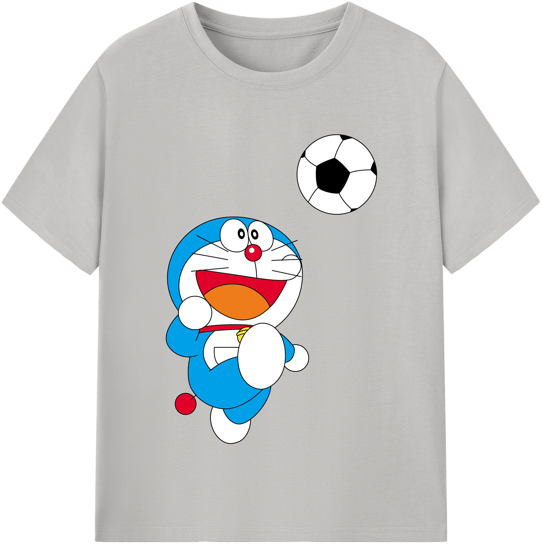 （画像用） ドラえもん Doraemon レディースカジュアルプリントTシャツ（綿100％）