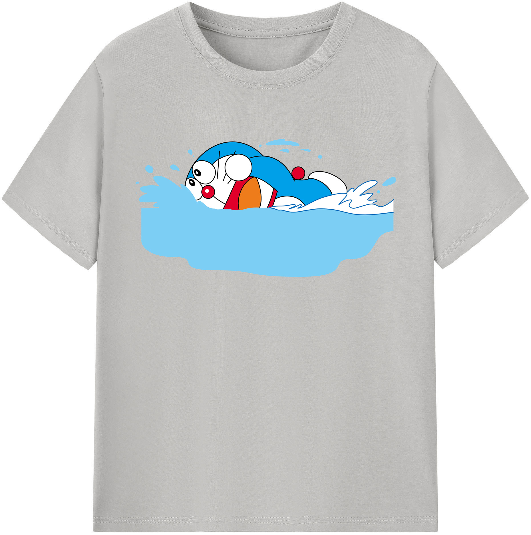（画像用） ドラえもん Doraemon レディースカジュアルプリントTシャツ（綿100％）