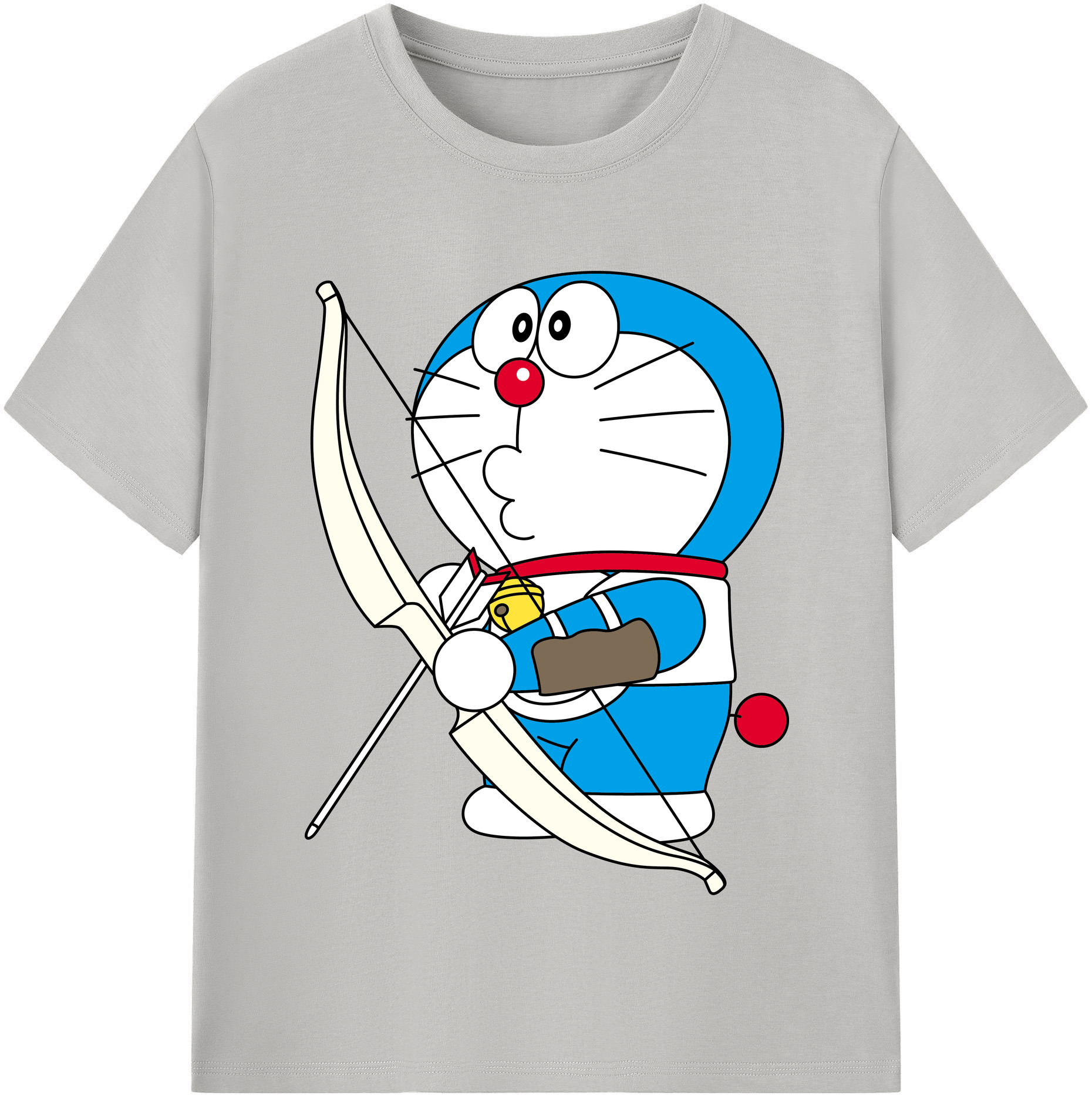 （画像用） ドラえもん Doraemon レディースカジュアルプリントTシャツ（綿100％）