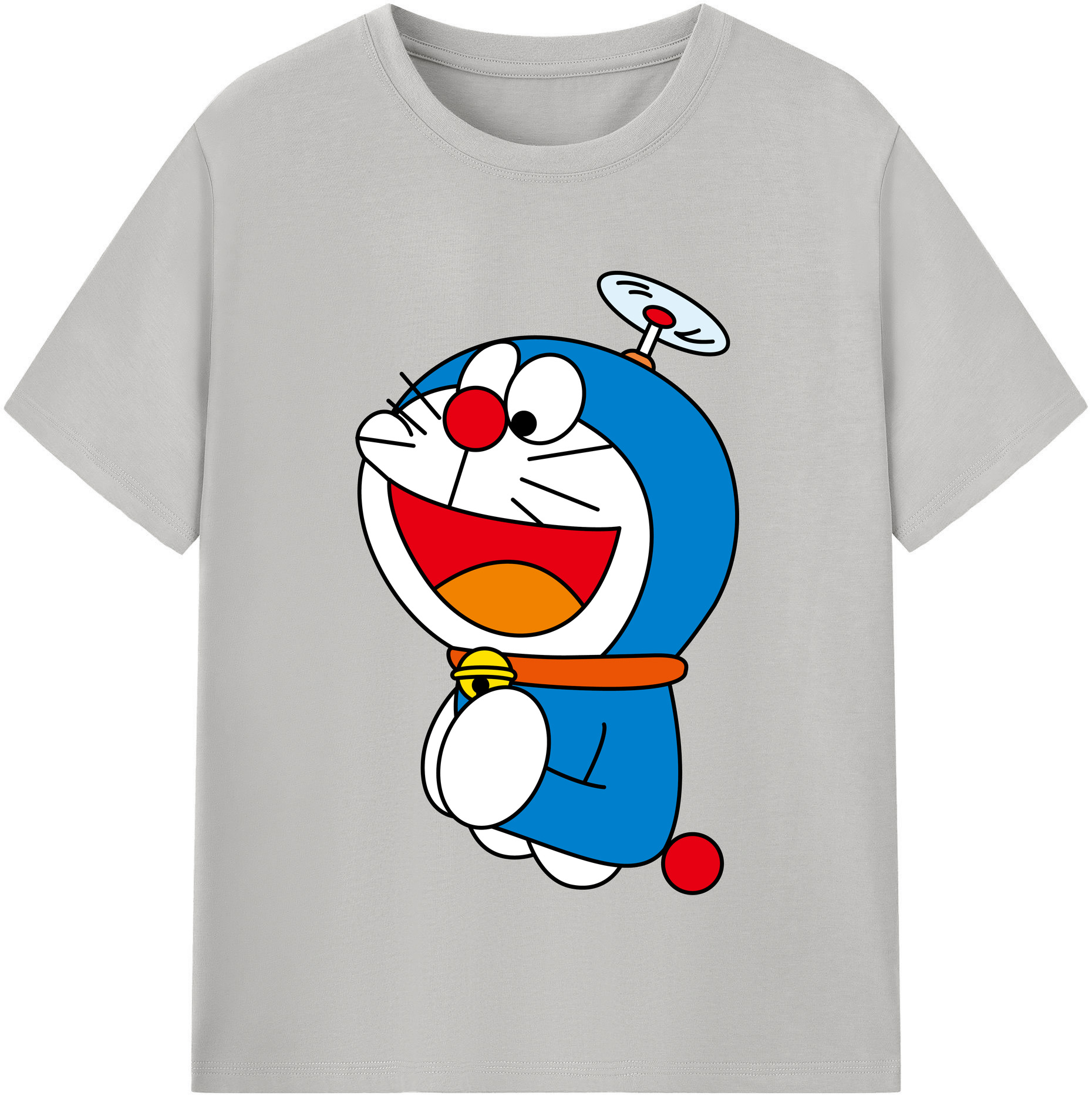 （画像用） ドラえもん Doraemon レディースカジュアルプリントTシャツ（綿100％）