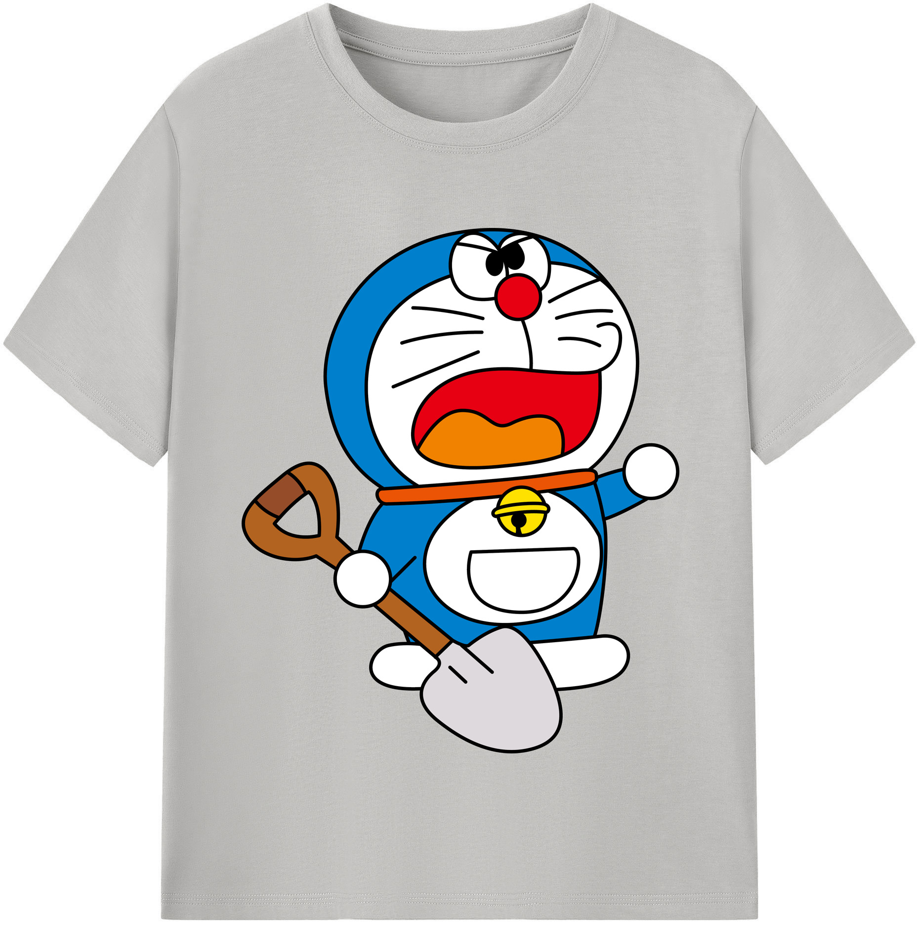 （画像用） ドラえもん Doraemon レディースカジュアルプリントTシャツ（綿100％）