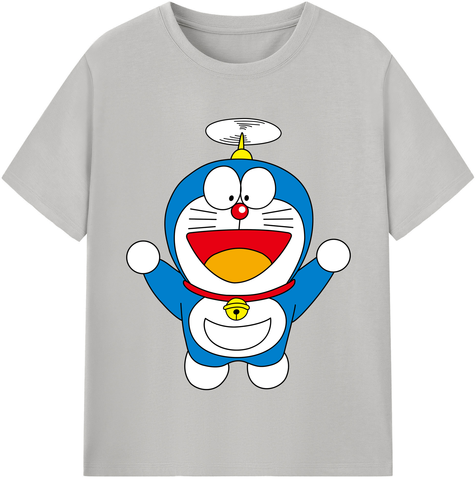（画像用） ドラえもん Doraemon レディースカジュアルプリントTシャツ（綿100％）