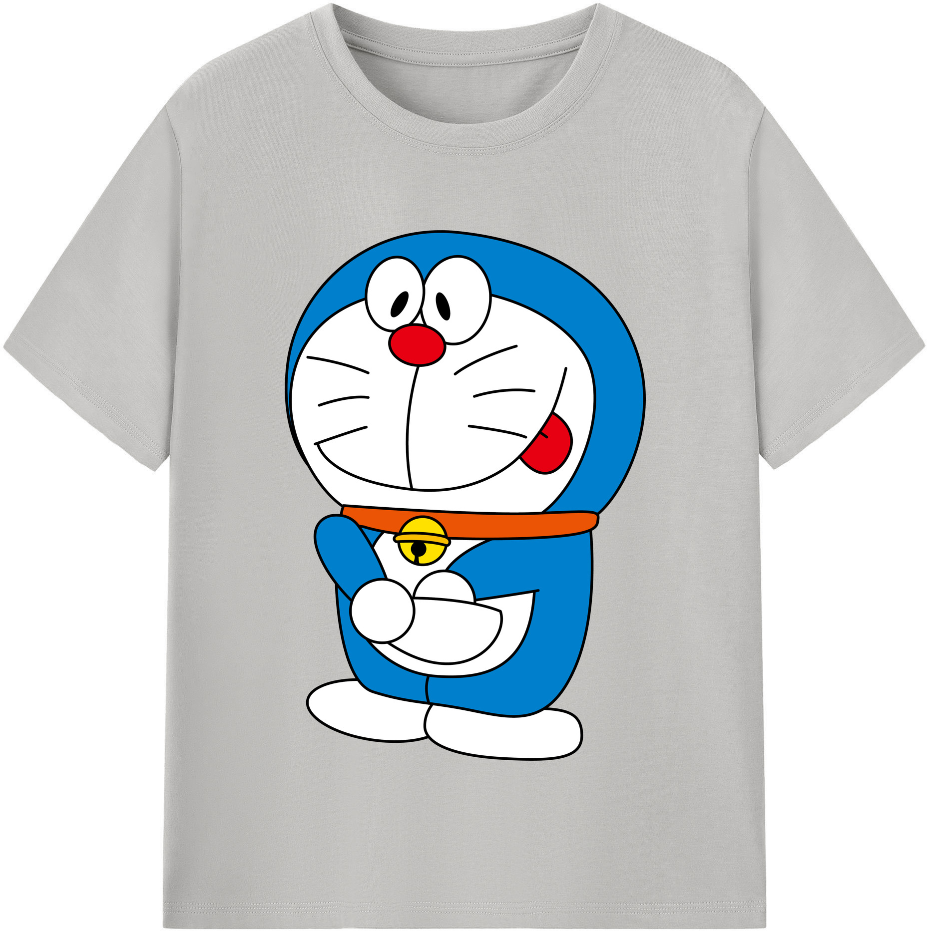 （画像用） ドラえもん Doraemon レディースカジュアルプリントTシャツ（綿100％）
