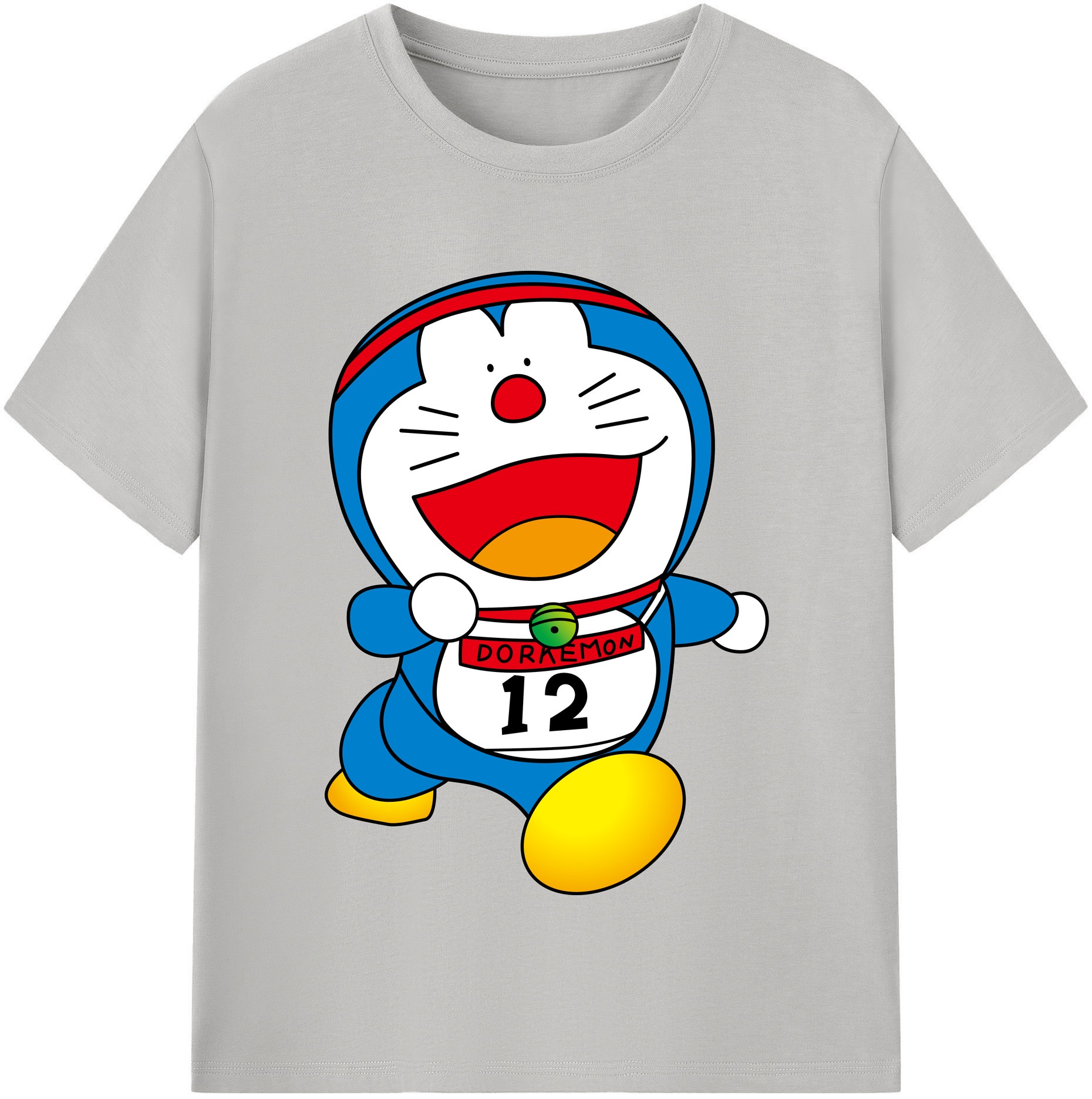 （画像用） ドラえもん Doraemon レディースカジュアルプリントTシャツ（綿100％）