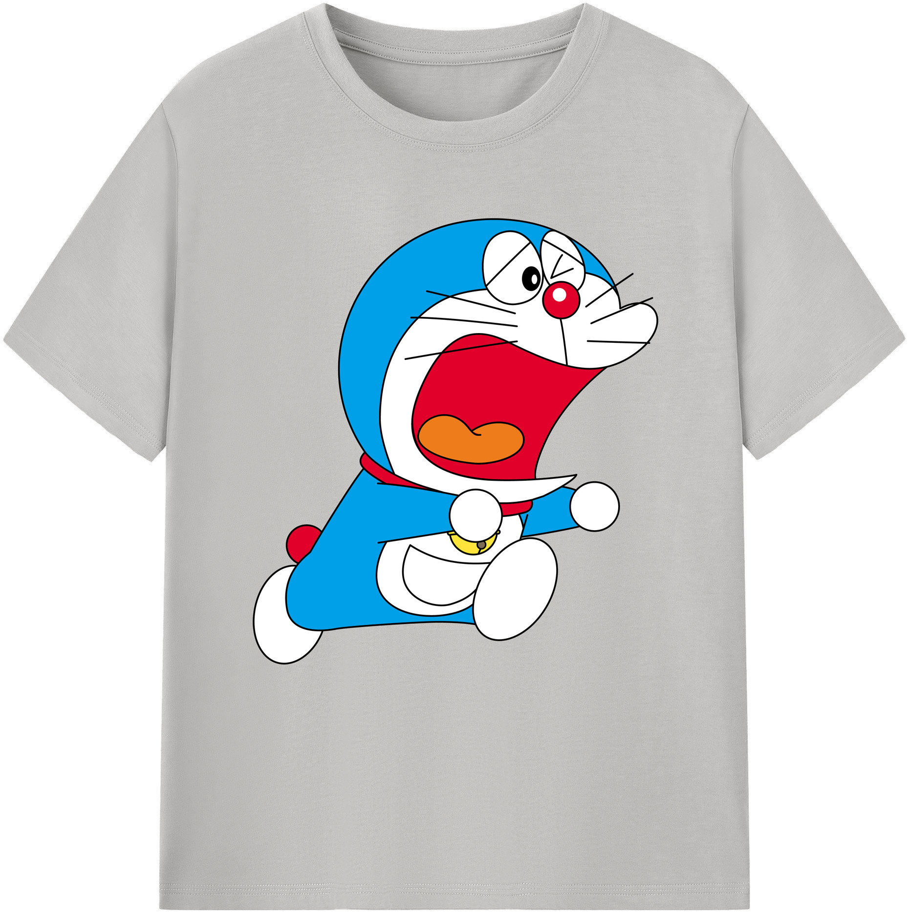 （画像用） ドラえもん Doraemon レディースカジュアルプリントTシャツ（綿100％）