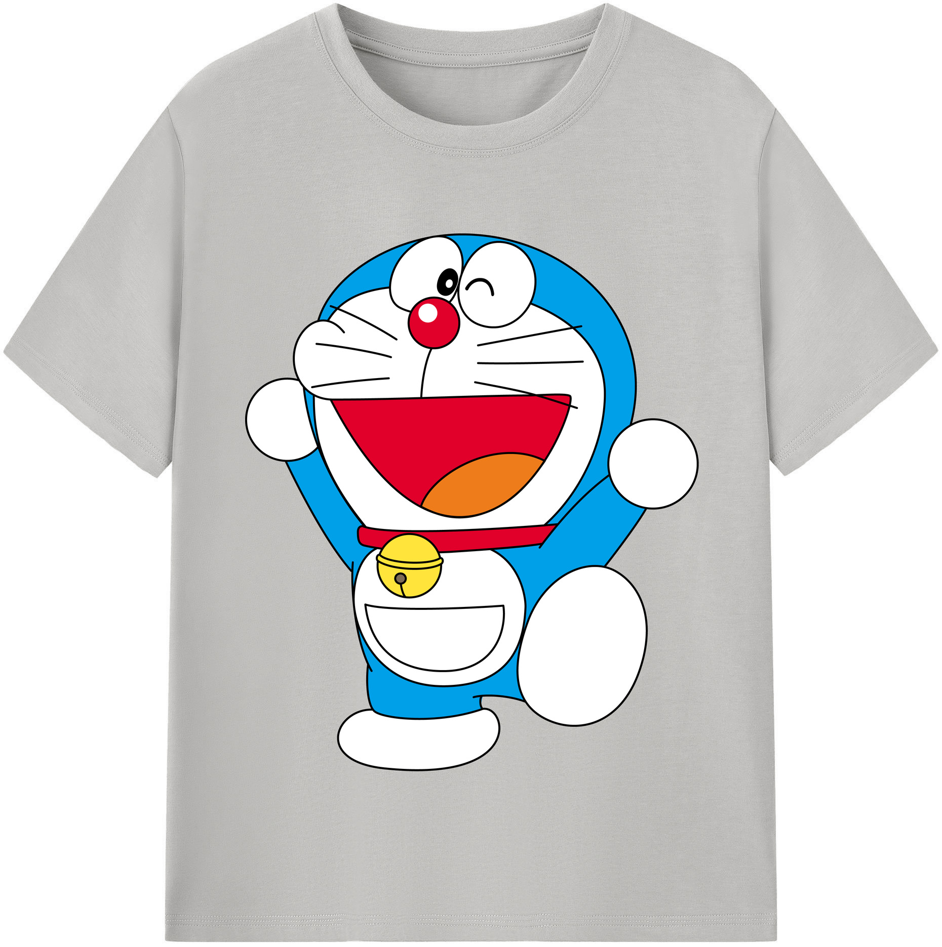 （画像用） ドラえもん Doraemon レディースカジュアルプリントTシャツ（綿100％）