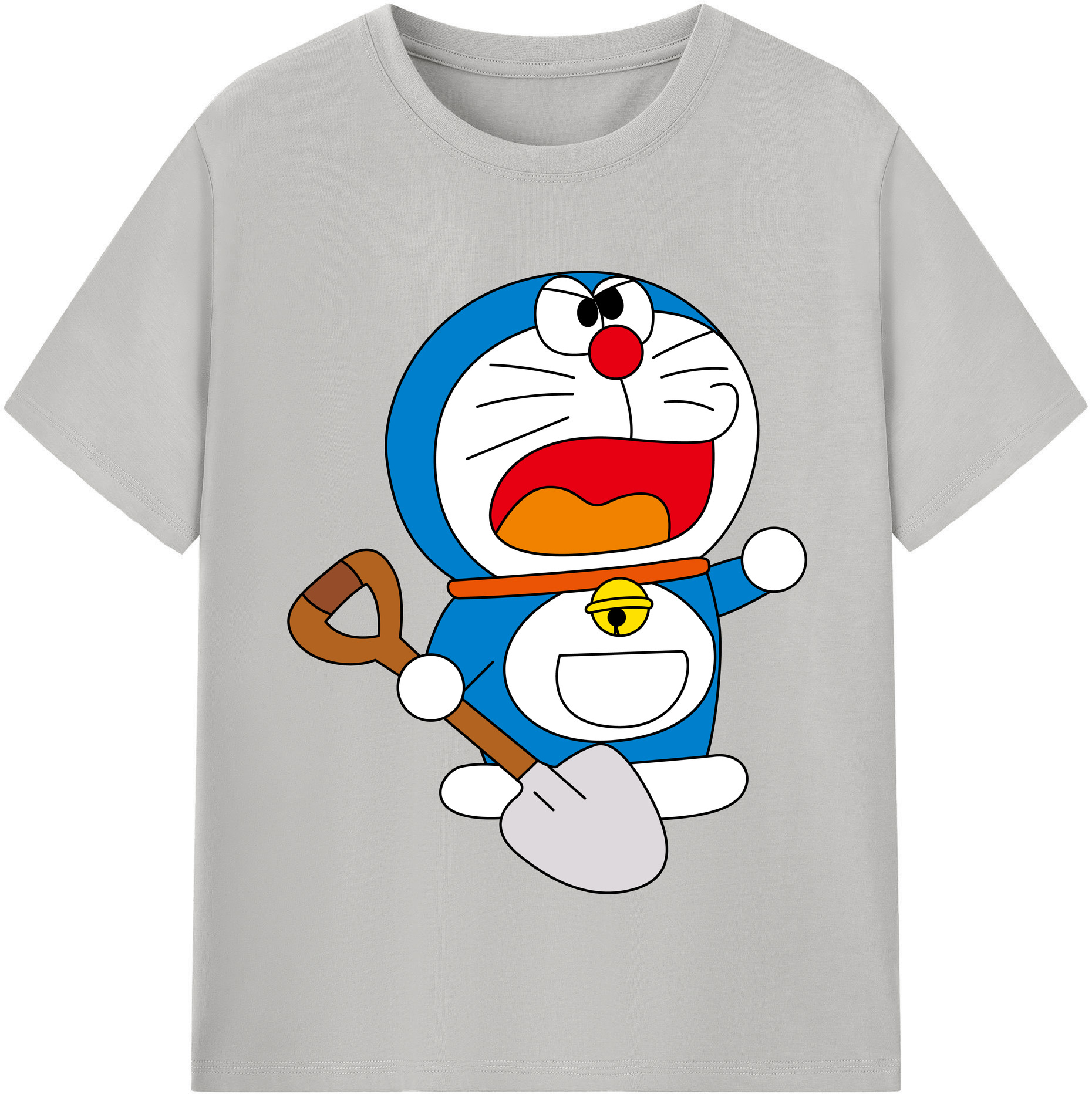 （画像用） ドラえもん Doraemon レディースカジュアルプリントTシャツ（綿100％）