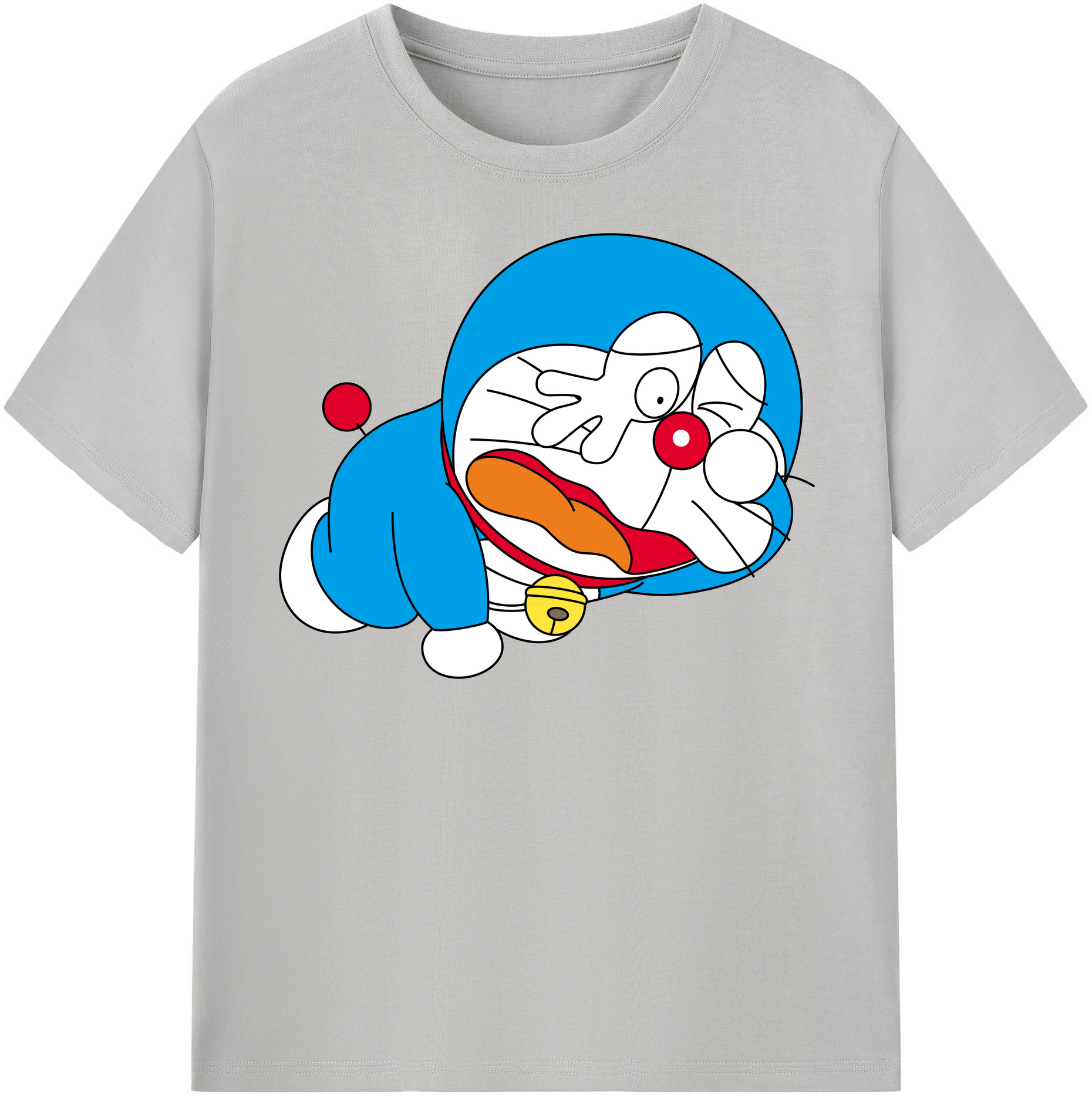 （画像用） ドラえもん Doraemon レディースカジュアルプリントTシャツ（綿100％）