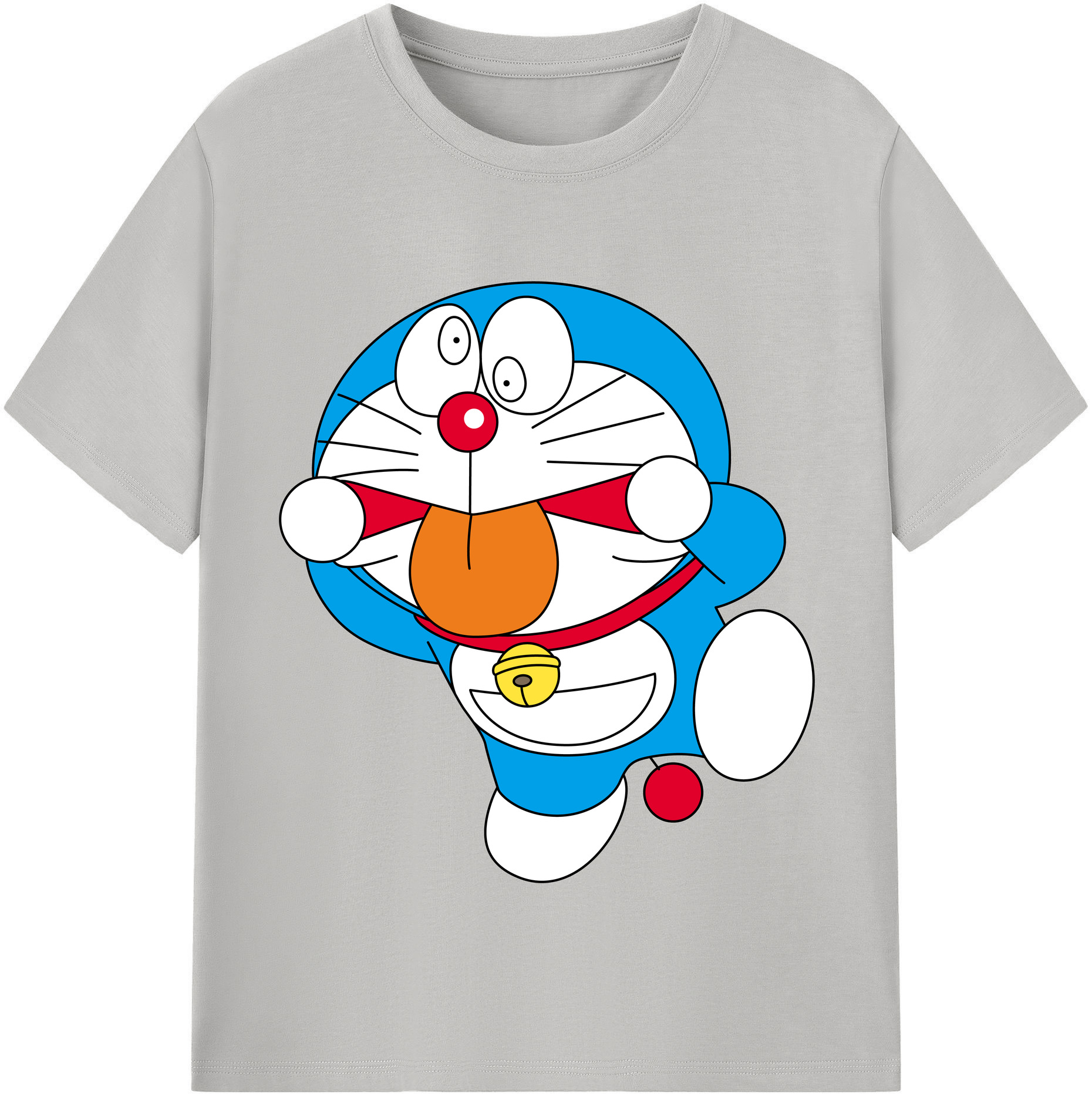 （画像用） ドラえもん Doraemon レディースカジュアルプリントTシャツ（綿100％）
