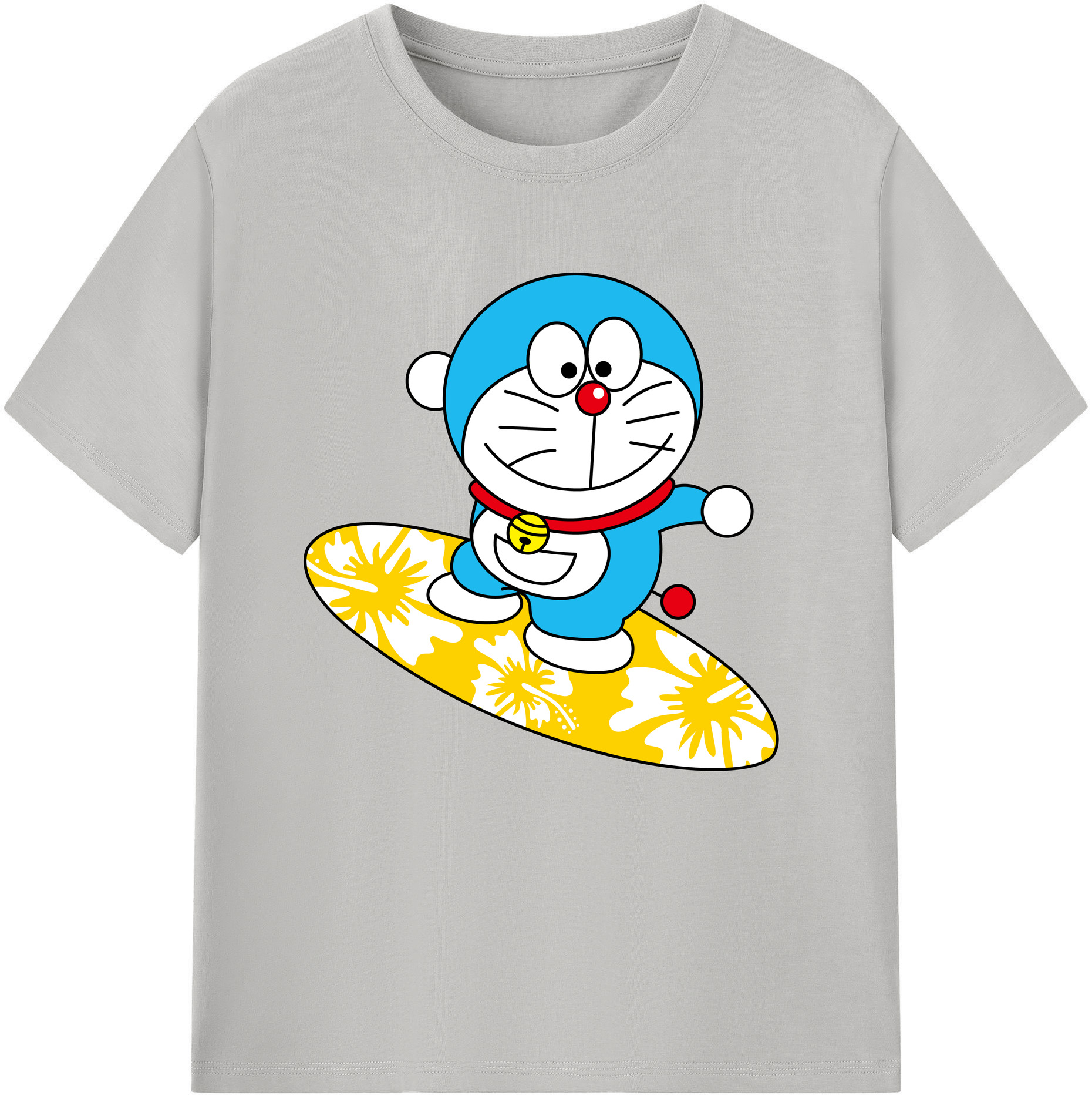 （画像用） ドラえもん Doraemon レディースカジュアルプリントTシャツ（綿100％）