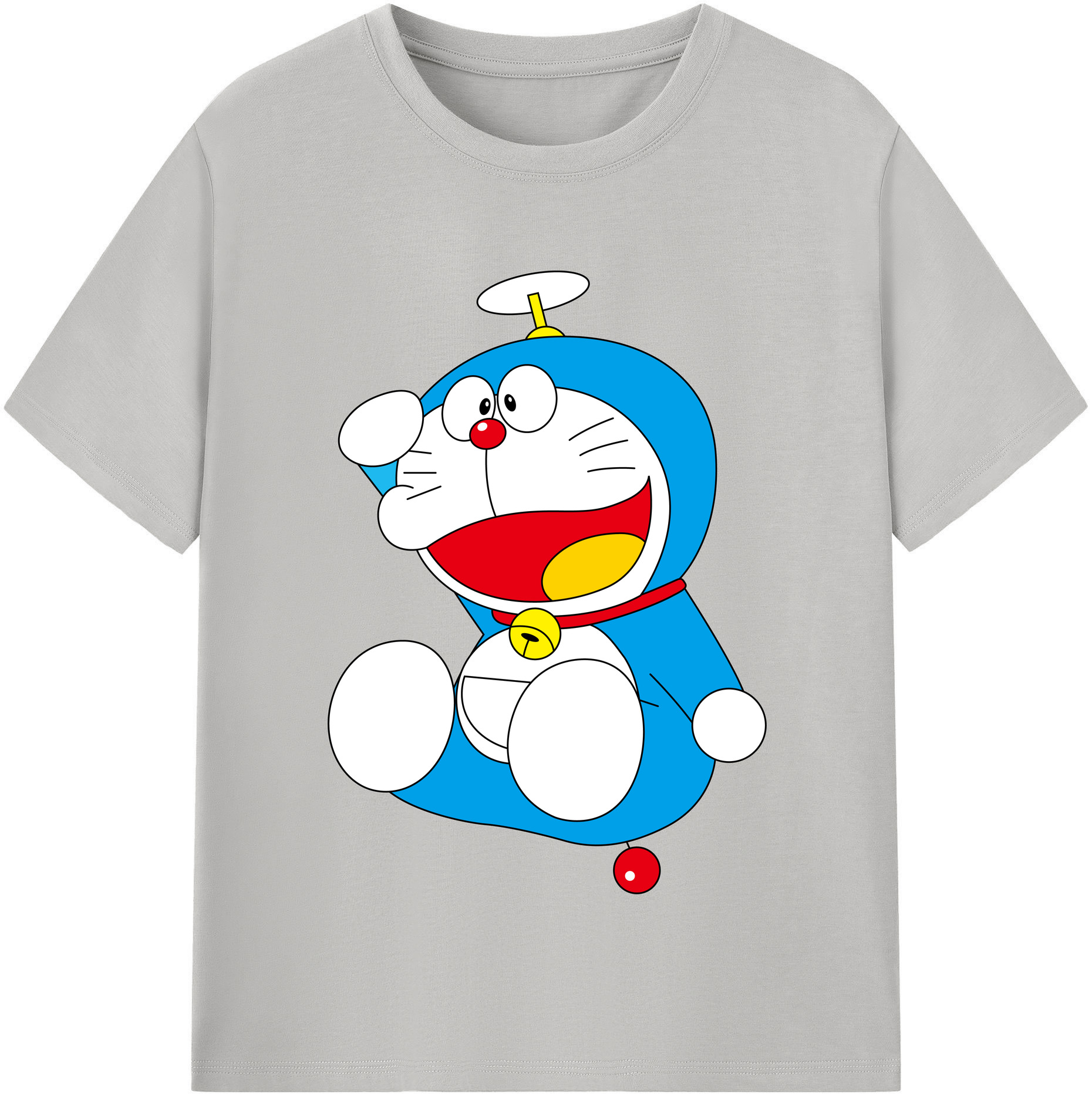 （画像用） ドラえもん Doraemon レディースカジュアルプリントTシャツ（綿100％）