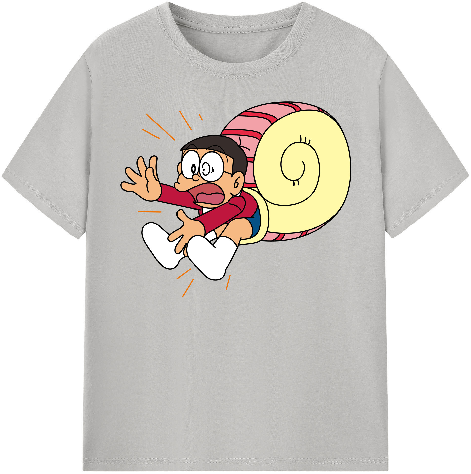（画像用） ドラえもん 野比 のび太 Doraemon Nobita Nobi レディースカジュアルプリントTシャツ（綿100％）