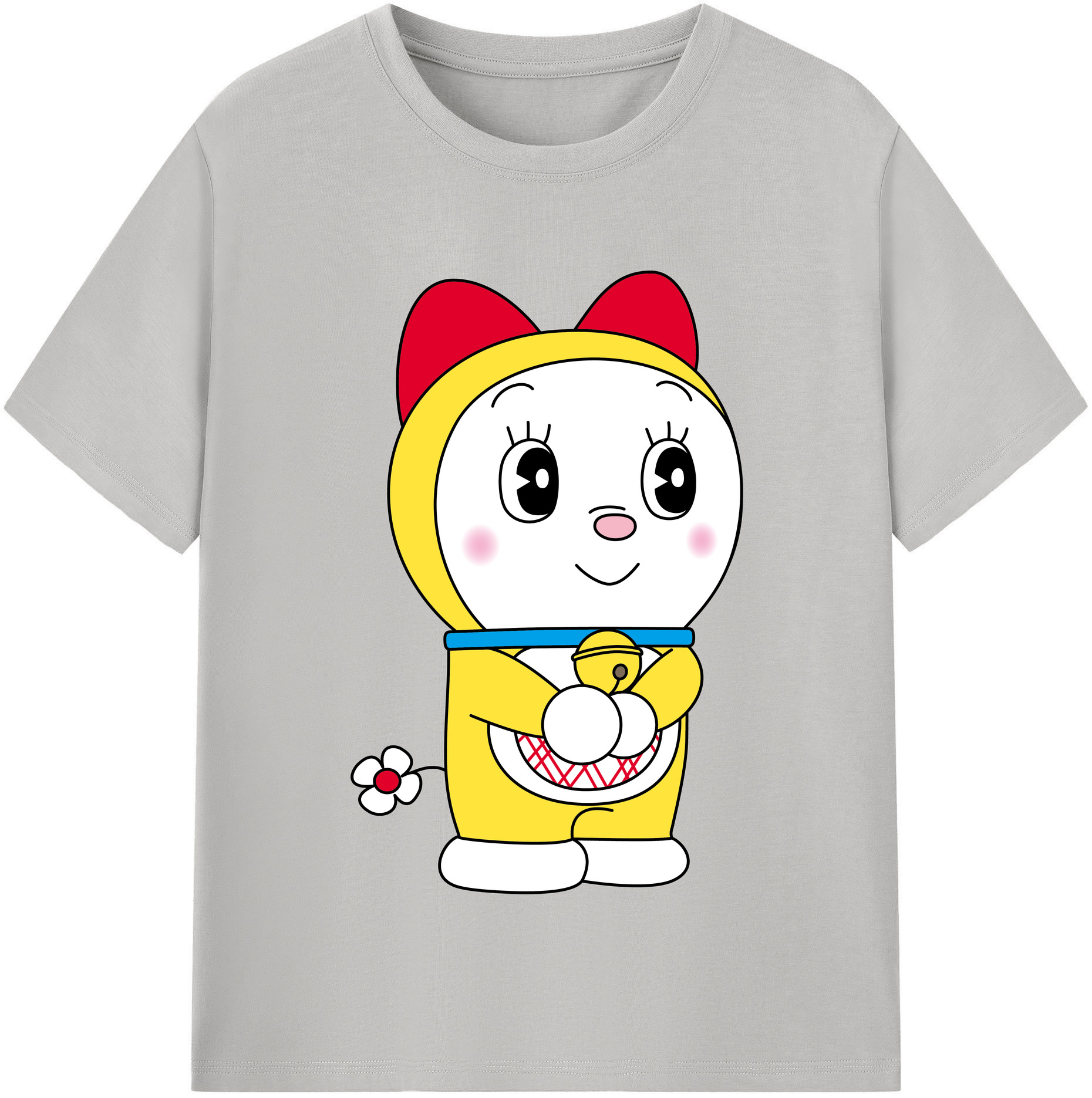 （画像用） ドラえもん ドラミ Doraemon Dorami レディースカジュアルプリントTシャツ（綿100％）