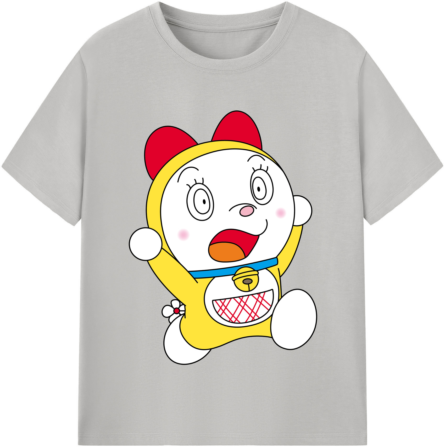 （画像用） ドラえもん ドラミ Doraemon Dorami レディースカジュアルプリントTシャツ（綿100％）