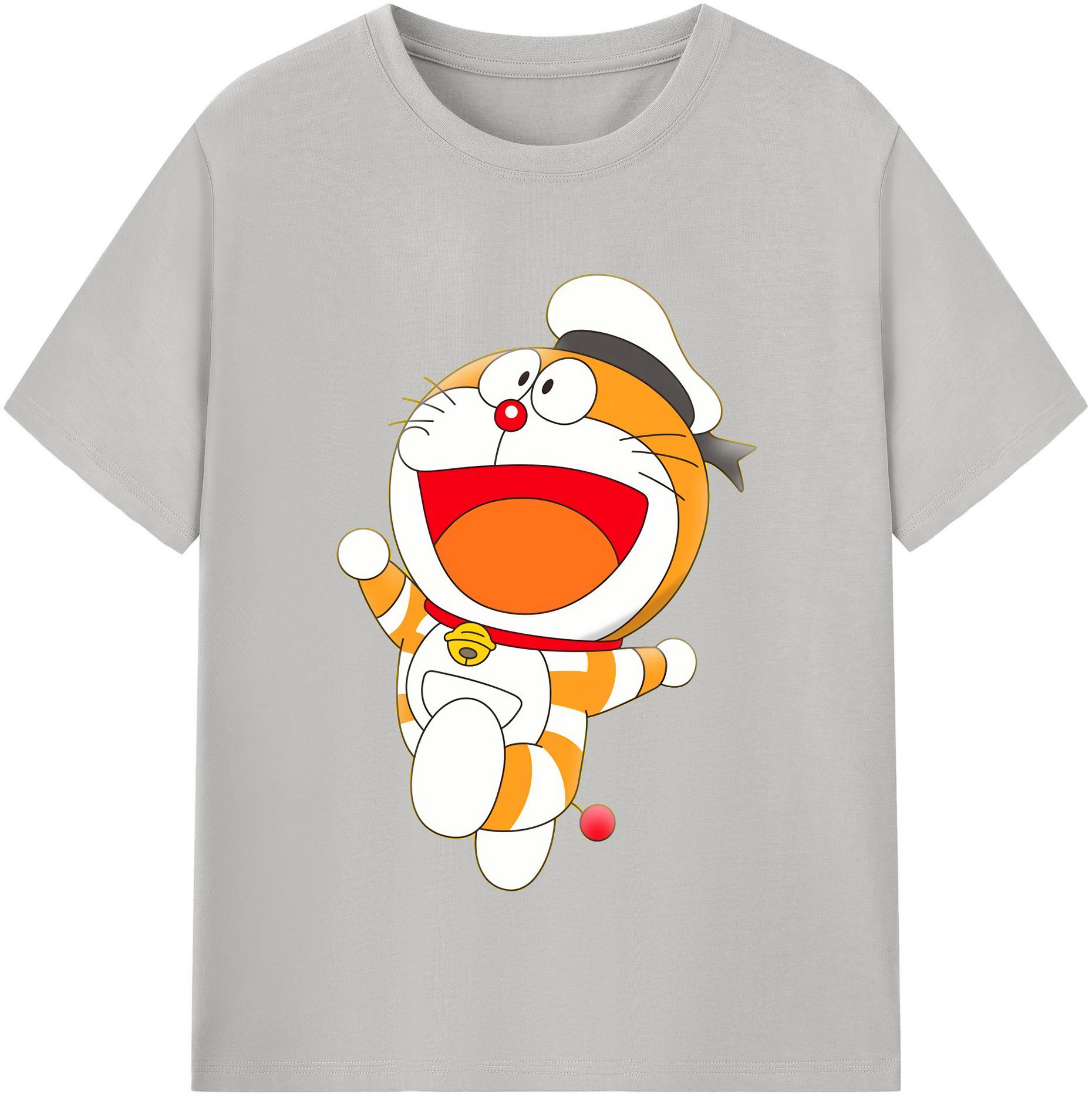 （画像用） ドラえもん Doraemon レディースカジュアルプリントTシャツ（綿100％）