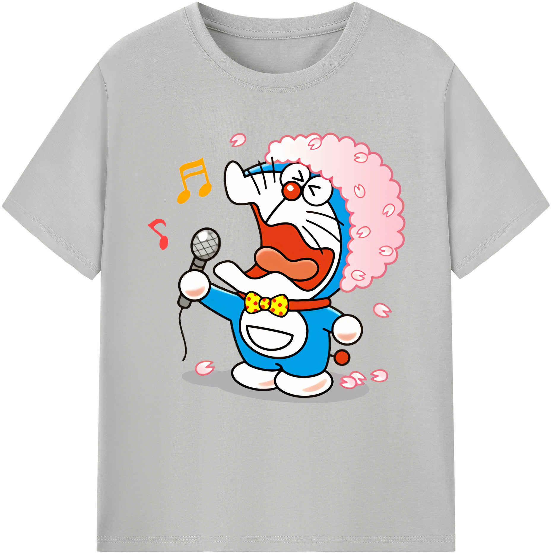 （画像用） ドラえもん Doraemon レディースカジュアルプリントTシャツ（綿100％）