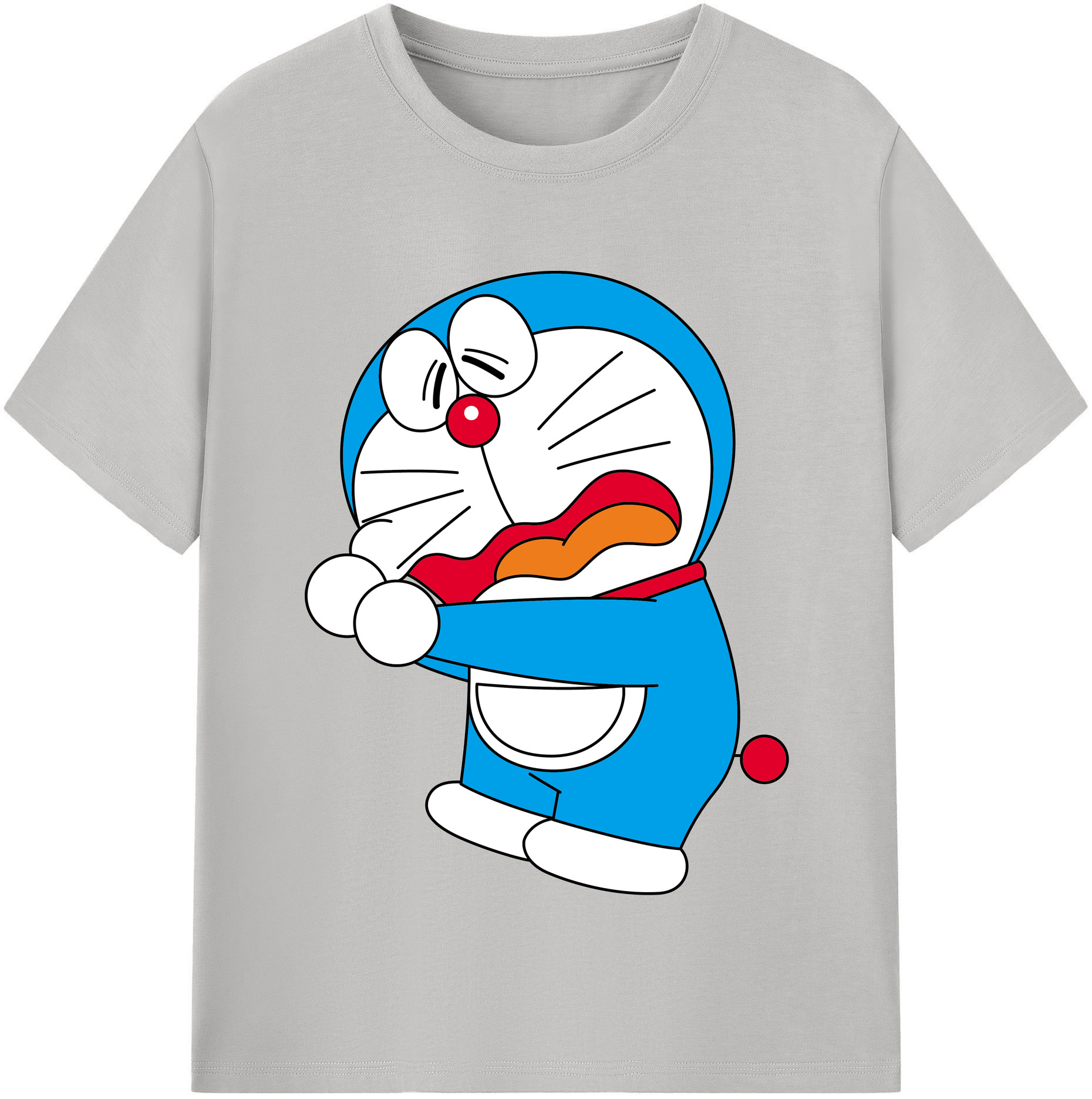 （画像用） ドラえもん Doraemon レディースカジュアルプリントTシャツ（綿100％）