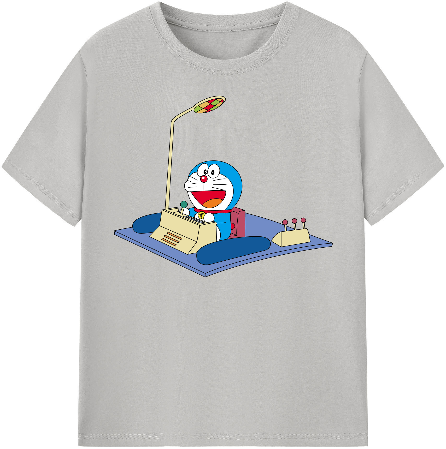 （画像用） ドラえもん Doraemon レディースカジュアルプリントTシャツ（綿100％）