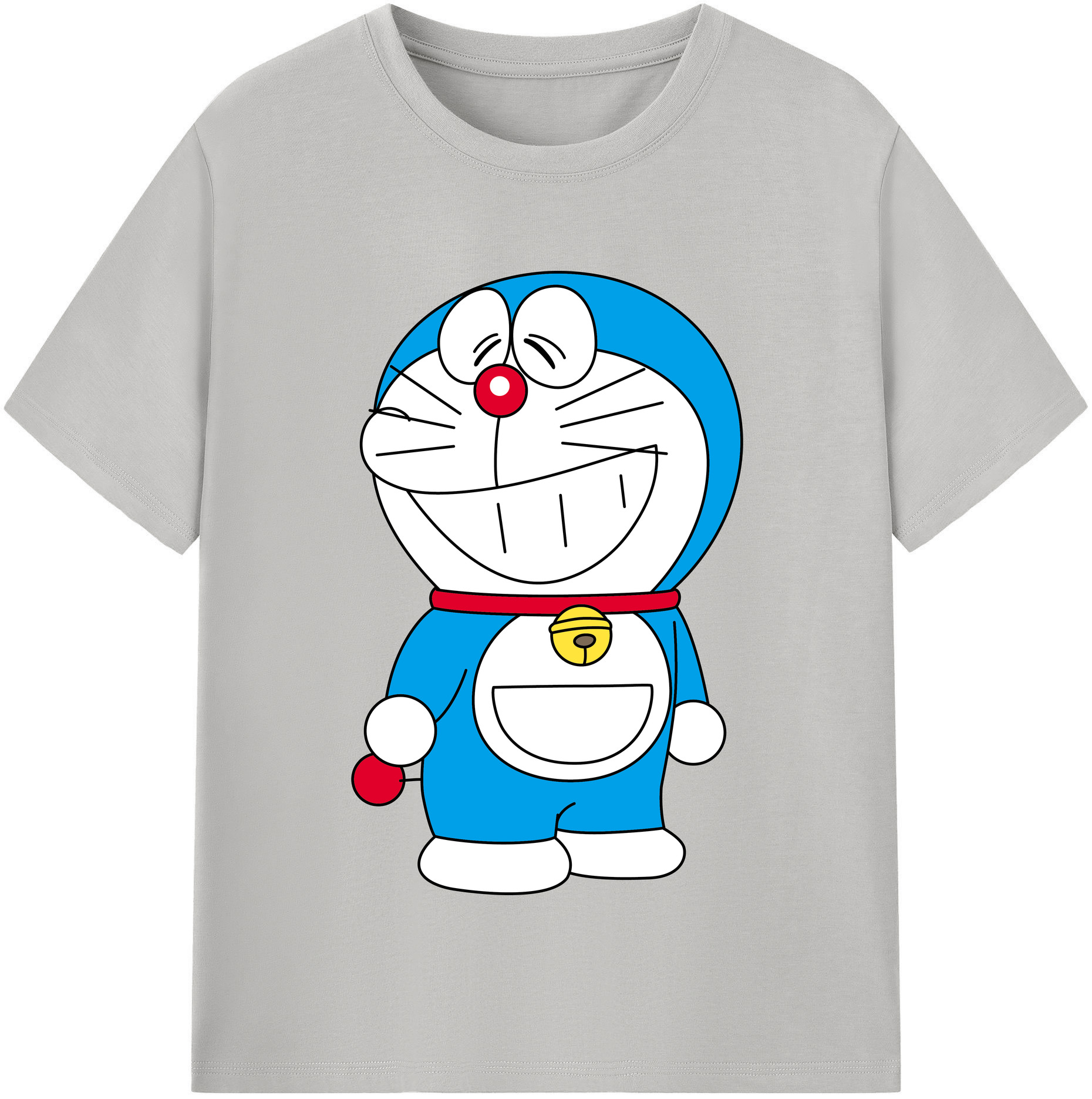 （画像用） ドラえもん Doraemon レディースカジュアルプリントTシャツ（綿100％）