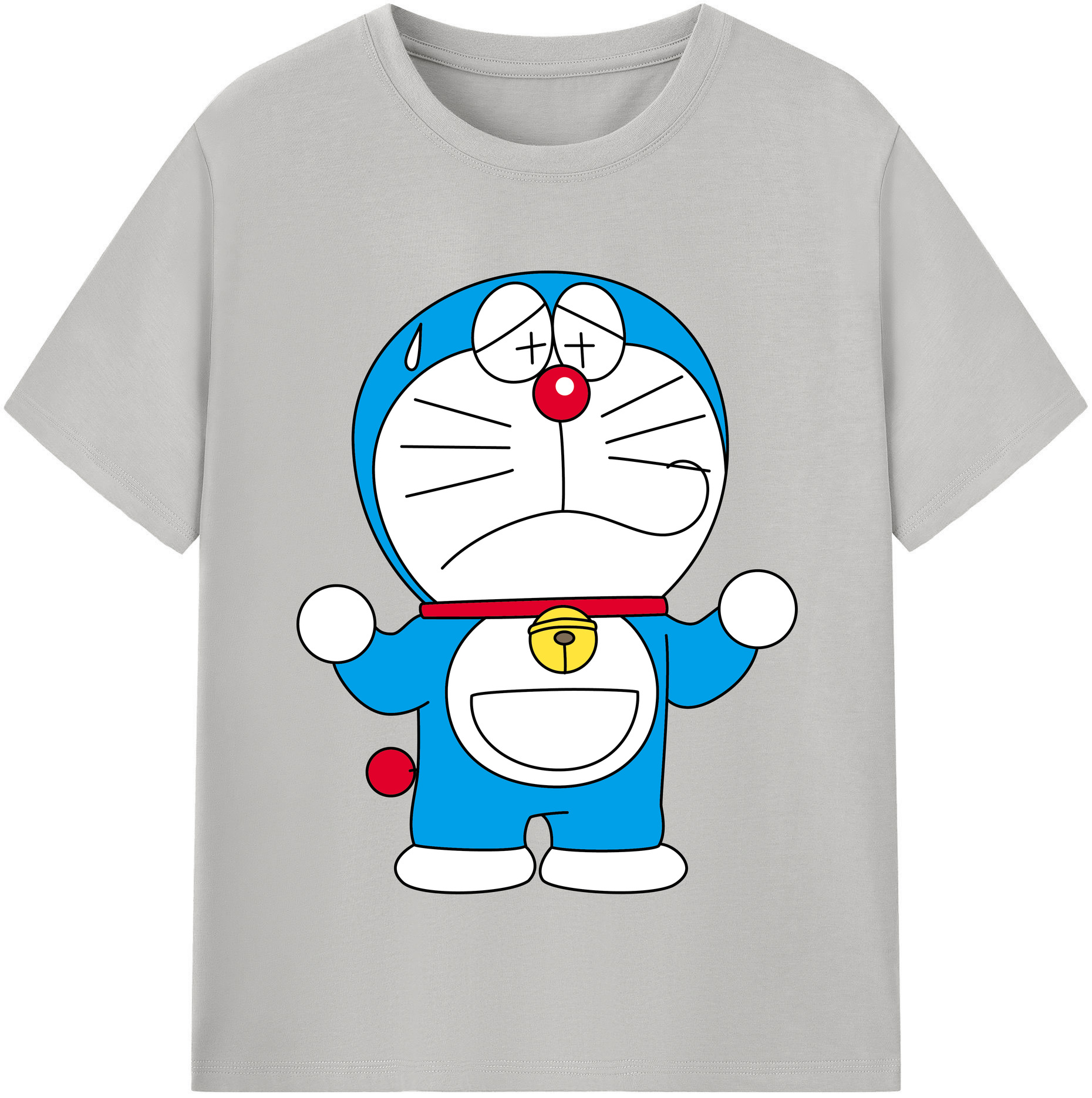 （画像用） ドラえもん Doraemon レディースカジュアルプリントTシャツ（綿100％）