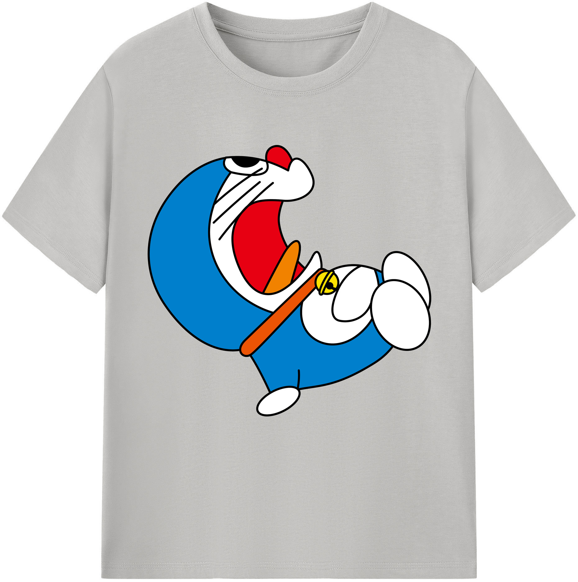 （画像用） ドラえもん Doraemon レディースカジュアルプリントTシャツ（綿100％）