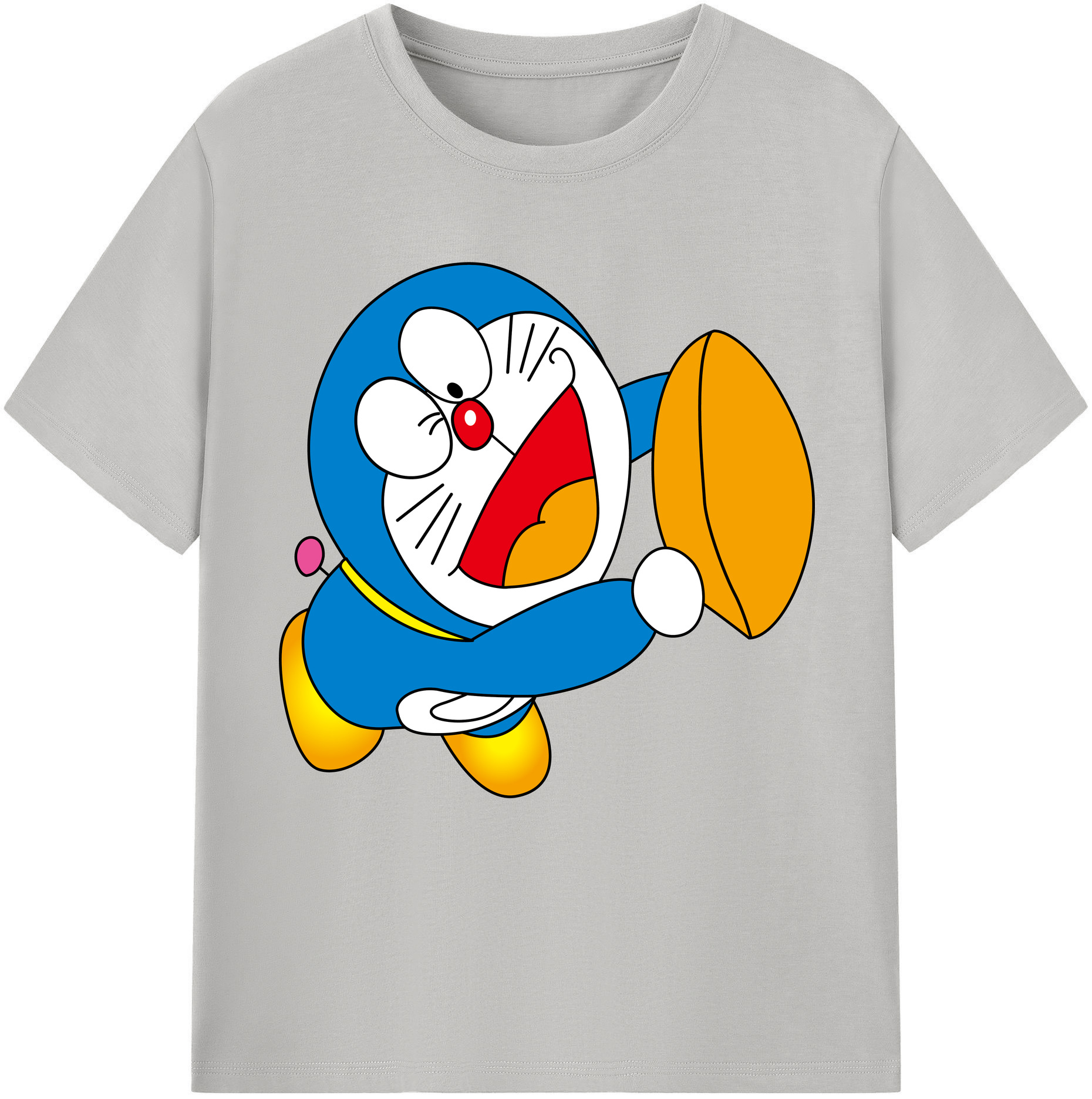 （画像用） ドラえもん Doraemon レディースカジュアルプリントTシャツ（綿100％）
