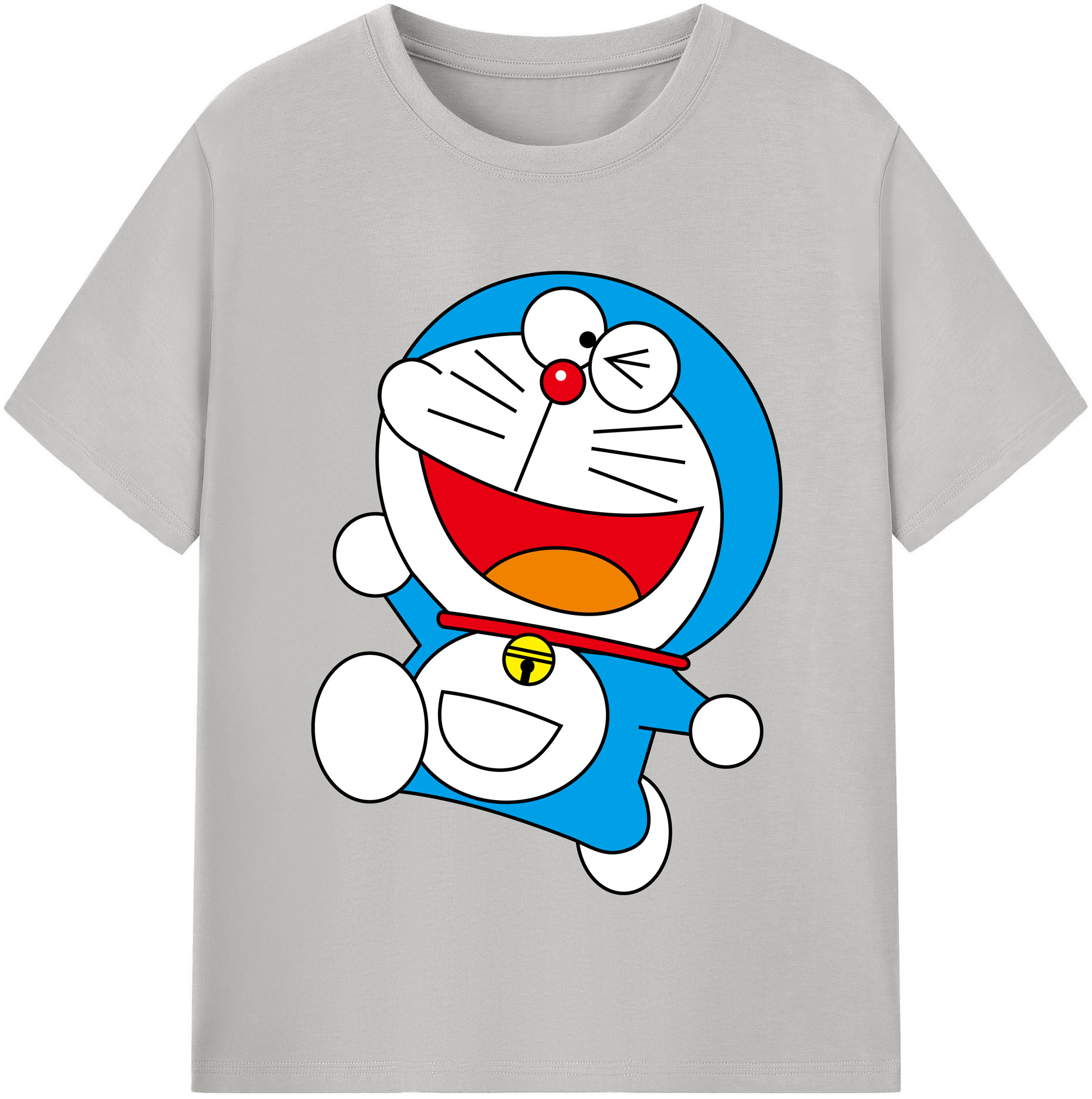 （画像用） ドラえもん Doraemon レディースカジュアルプリントTシャツ（綿100％）