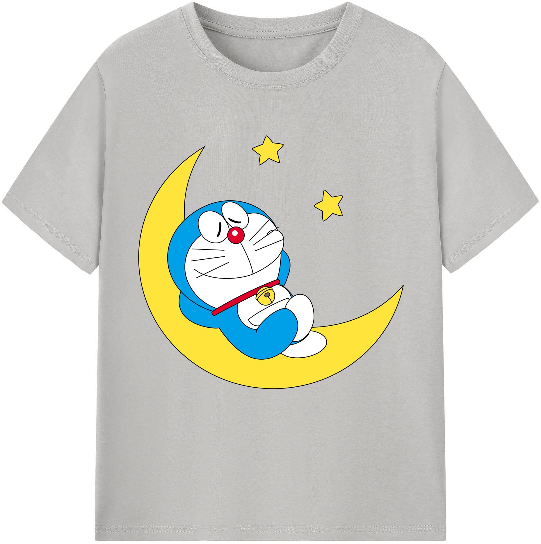 （画像用） ドラえもん Doraemon レディースカジュアルプリントTシャツ（綿100％）