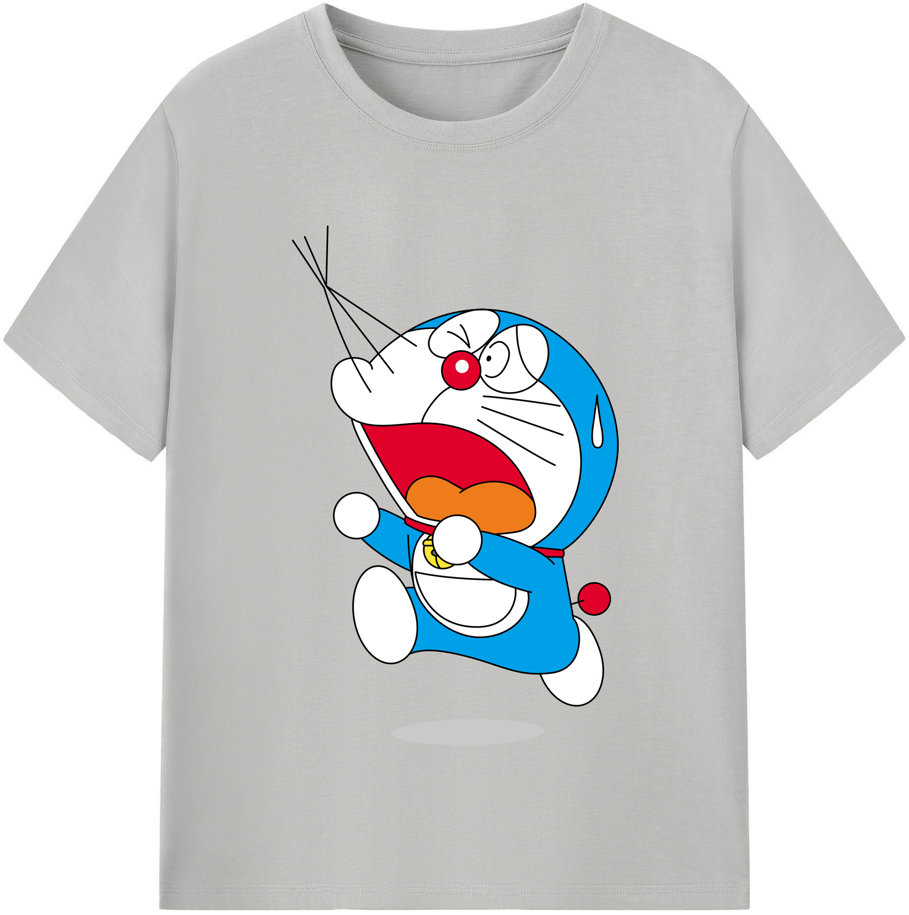 （画像用） ドラえもん Doraemon レディースカジュアルプリントTシャツ（綿100％）