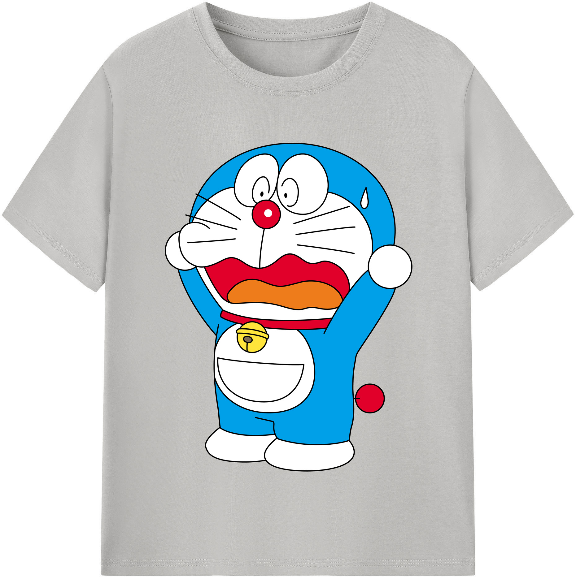 （画像用） ドラえもん Doraemon レディースカジュアルプリントTシャツ（綿100％）