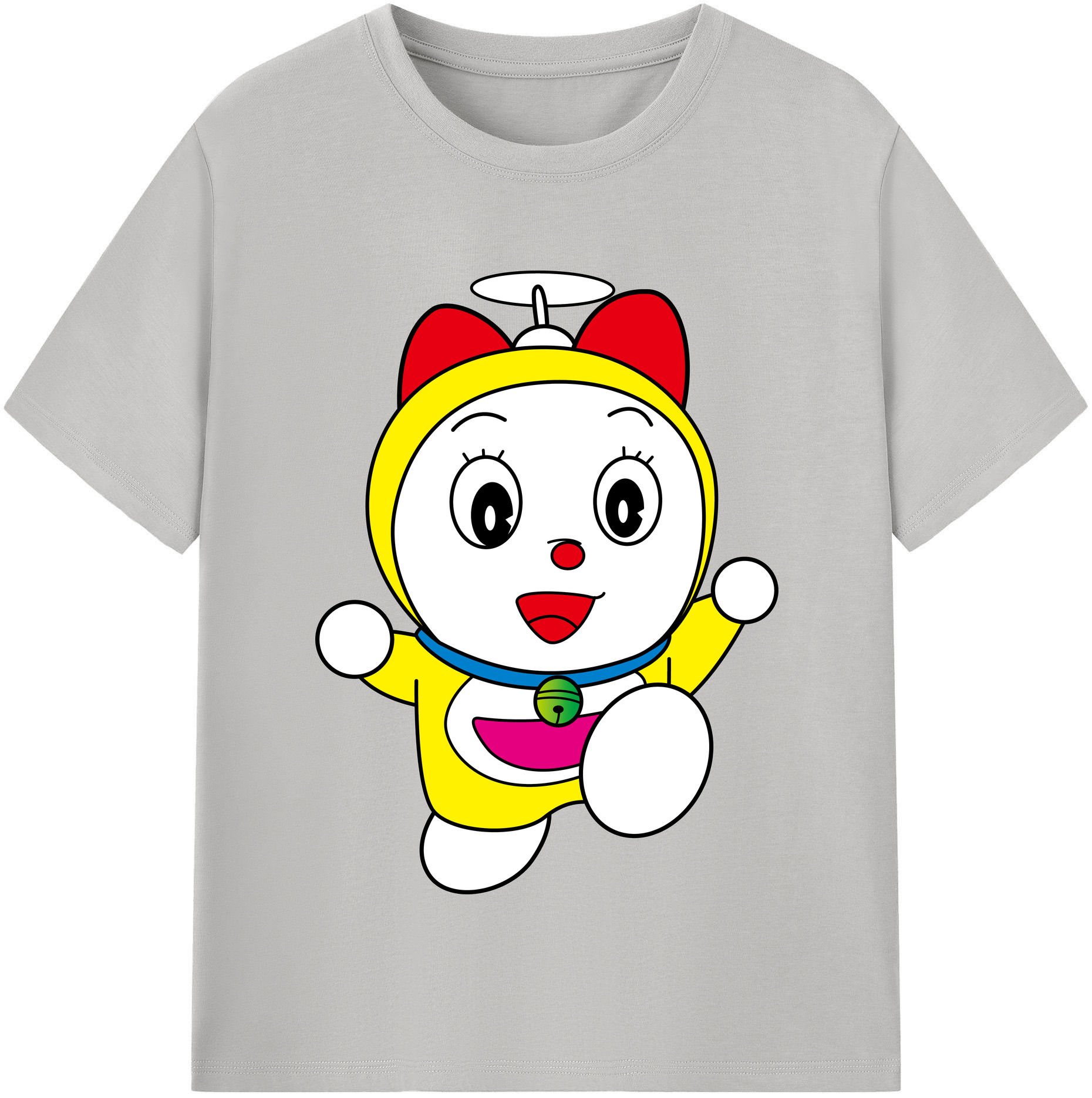 （画像用） ドラえもん ドラミ Doraemon Dorami レディースカジュアルプリントTシャツ（綿100％）