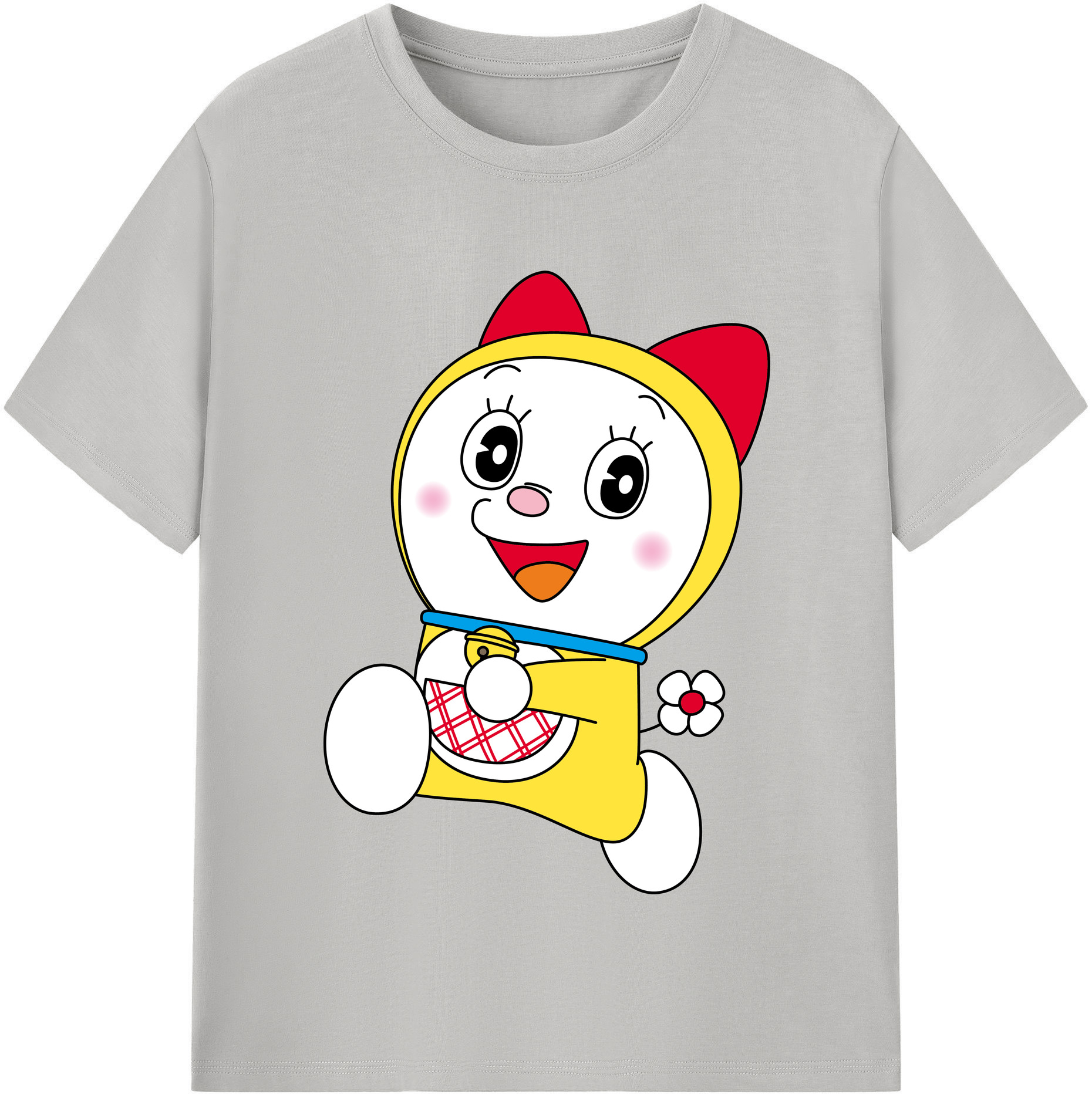 （画像用） ドラえもん ドラミ Doraemon Dorami レディースカジュアルプリントTシャツ（綿100％）