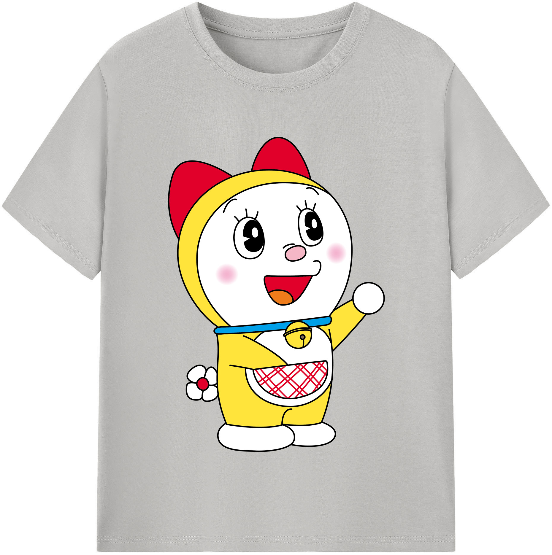 （画像用） ドラえもん ドラミ Doraemon Dorami レディースカジュアルプリントTシャツ（綿100％）