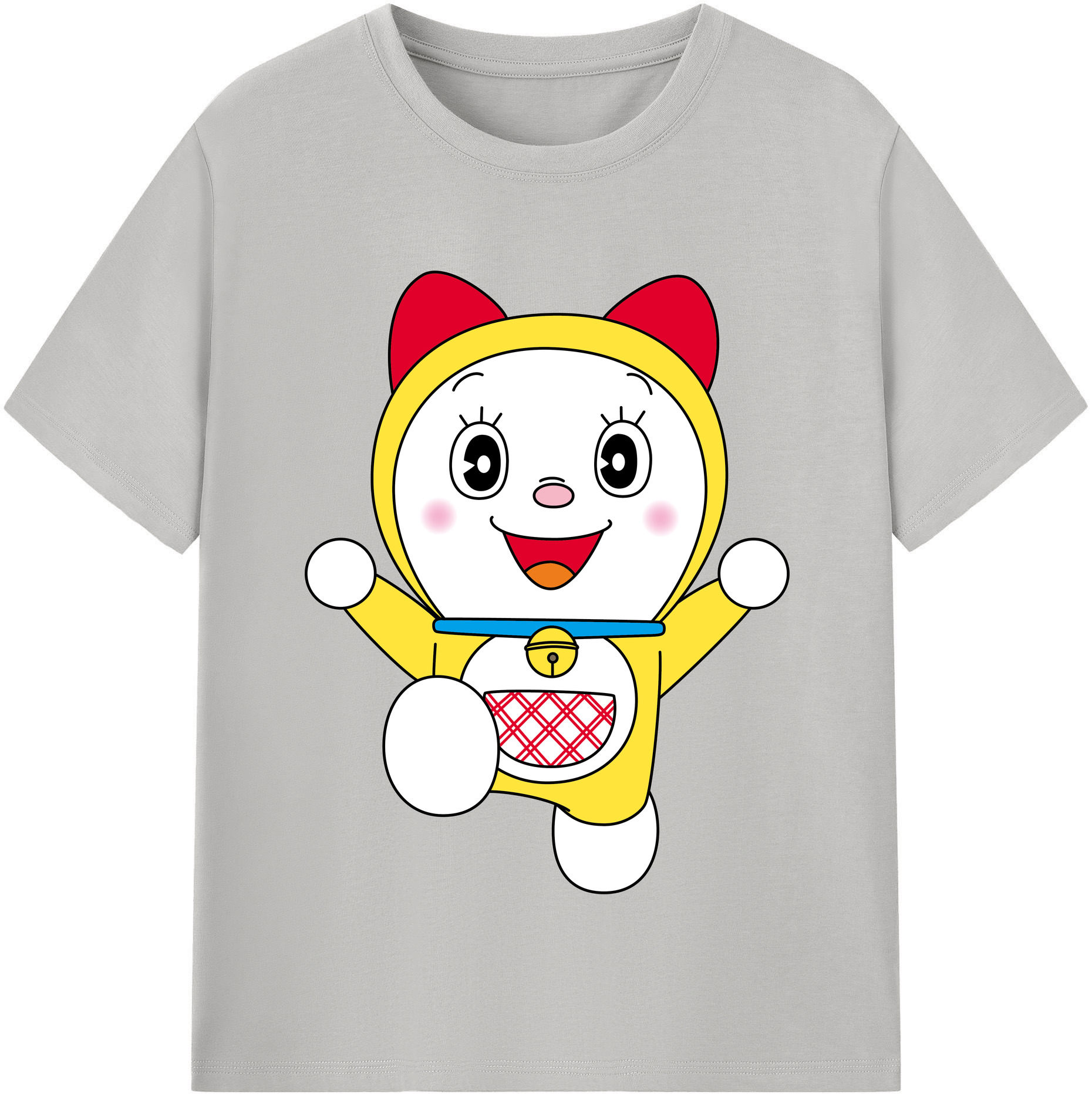 （画像用） ドラえもん ドラミ Doraemon Dorami レディースカジュアルプリントTシャツ（綿100％）