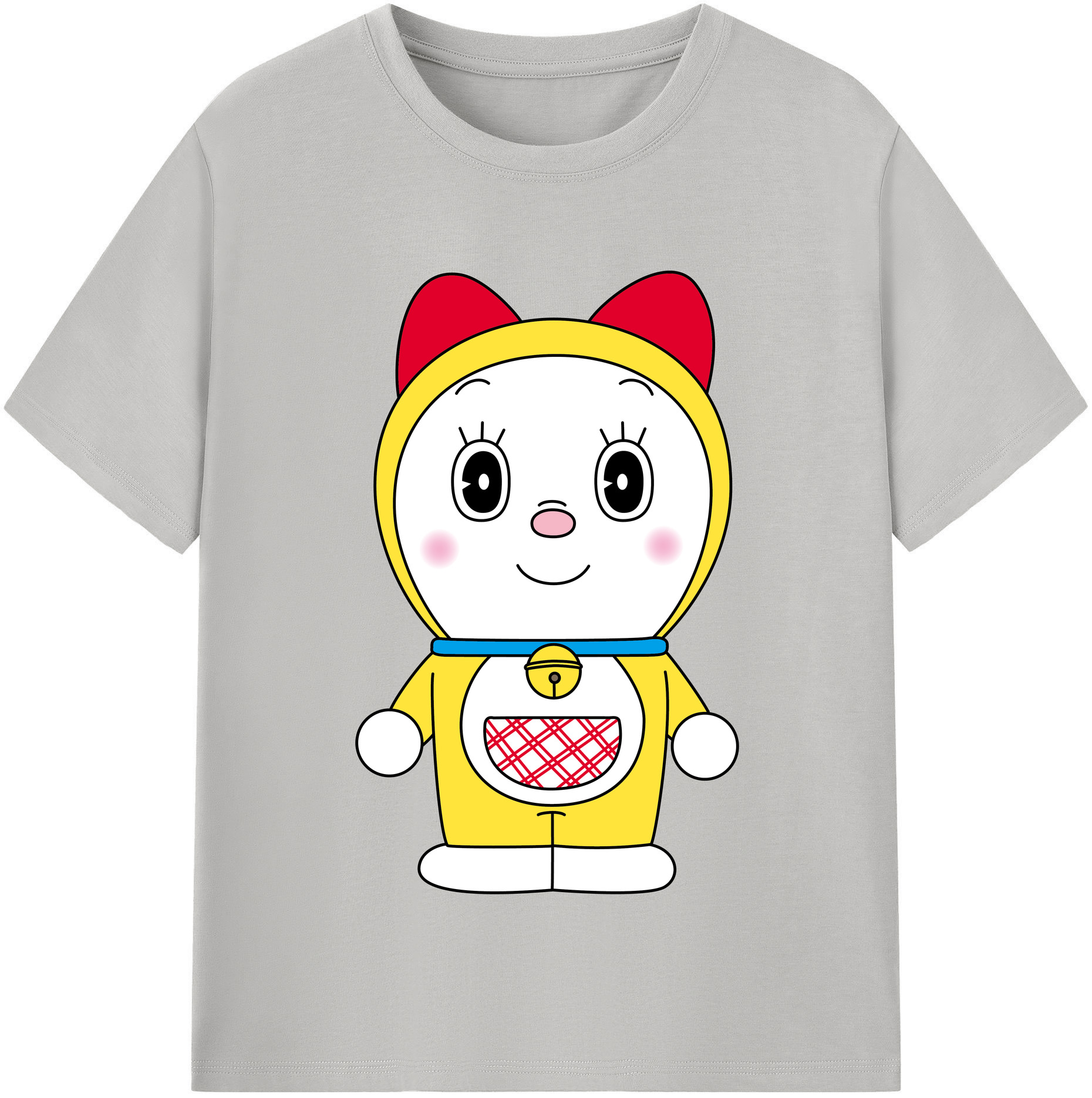 （画像用） ドラえもん ドラミ Doraemon Dorami レディースカジュアルプリントTシャツ（綿100％）