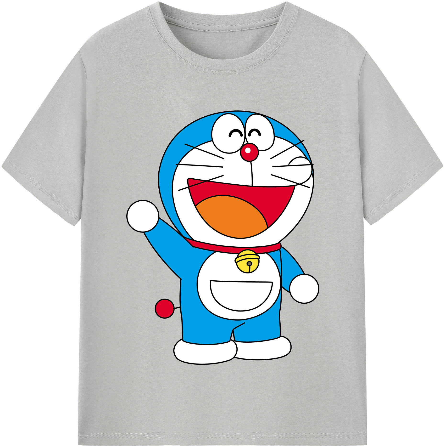 （画像用） ドラえもん Doraemon レディースカジュアルプリントTシャツ（綿100％）