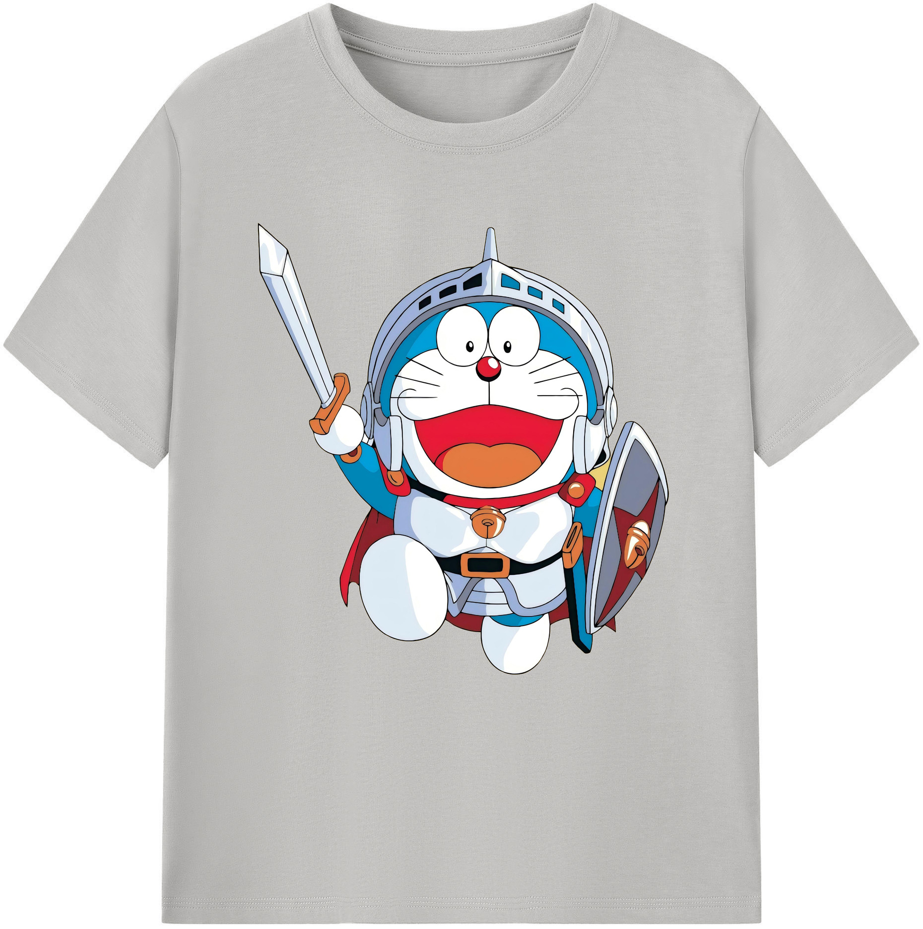 （画像用） ドラえもん Doraemon レディースカジュアルプリントTシャツ（綿100％）