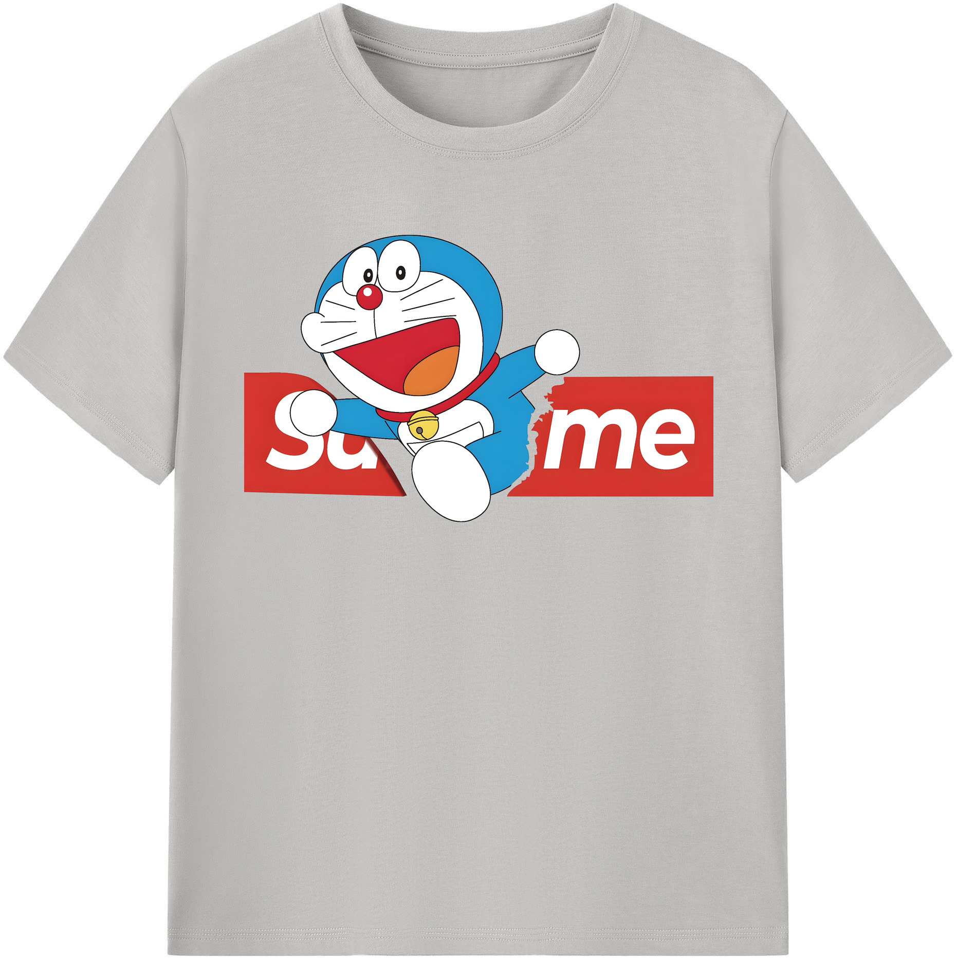 （画像用） ドラえもん Doraemon レディースカジュアルプリントTシャツ（綿100％）