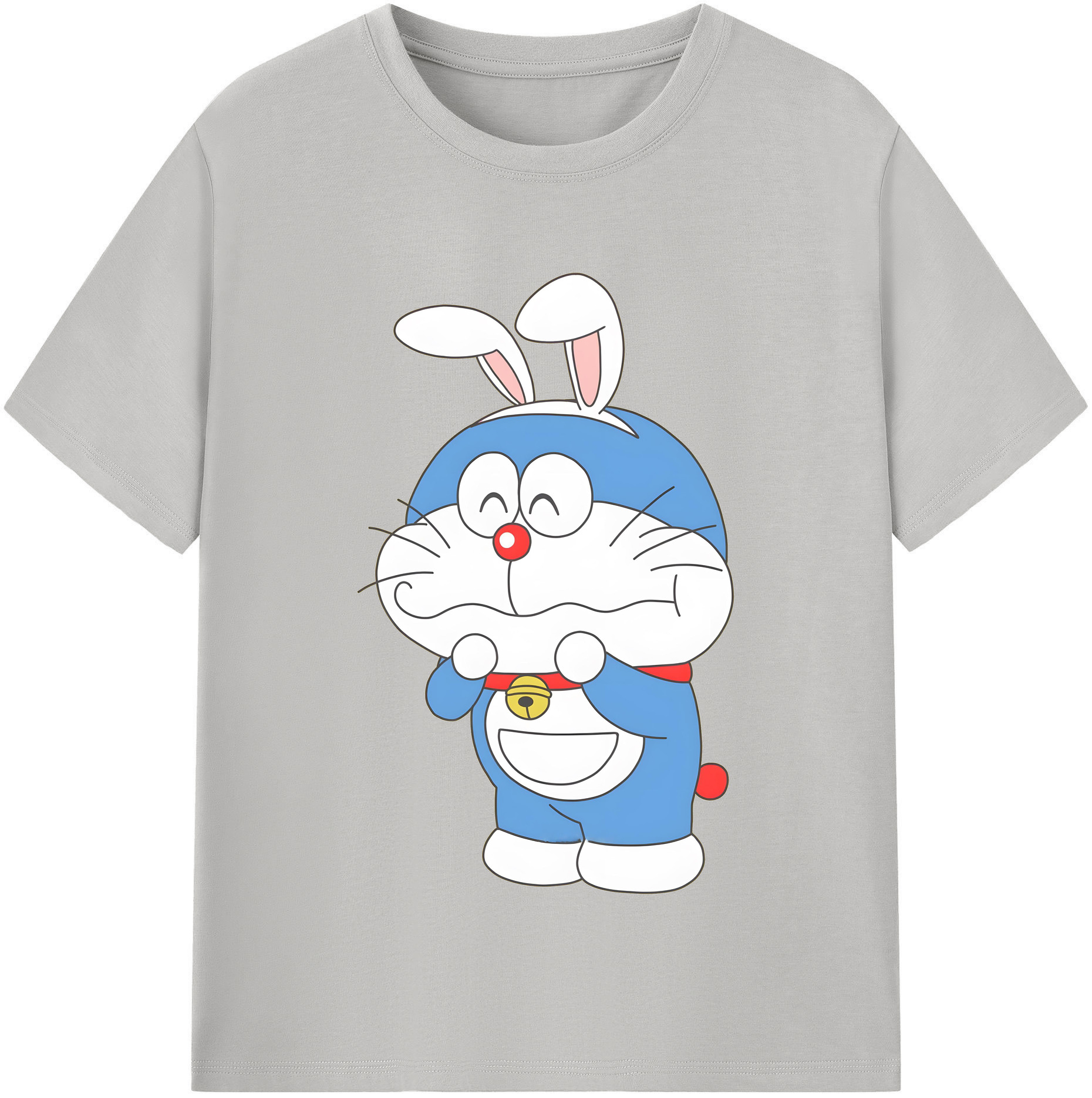 （画像用） ドラえもん Doraemon レディースカジュアルプリントTシャツ（綿100％）