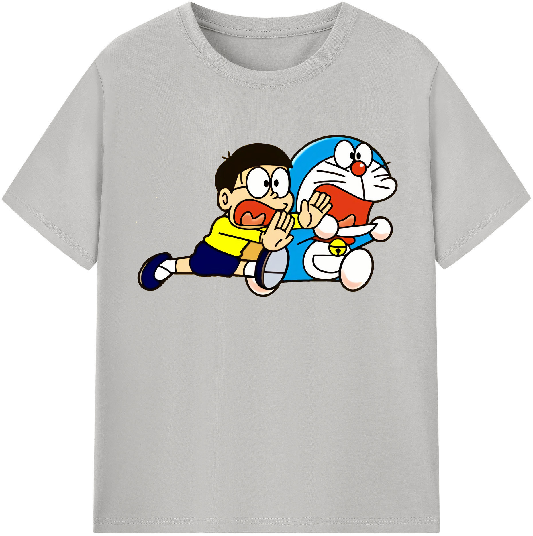 （画像用） ドラえもん Doraemon レディースカジュアルプリントTシャツ（綿100％）