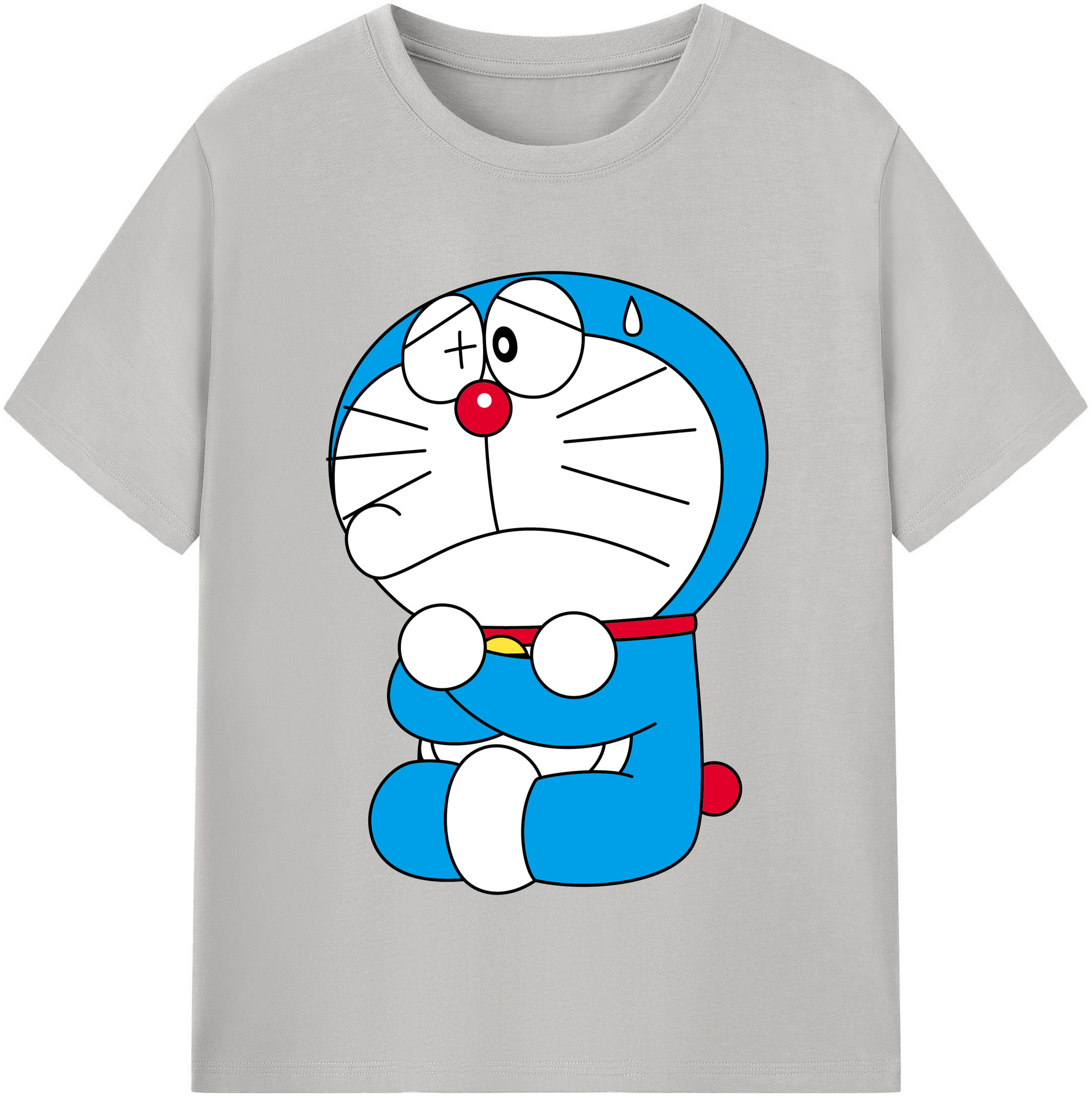 （画像用） ドラえもん Doraemon レディースカジュアルプリントTシャツ（綿100％）