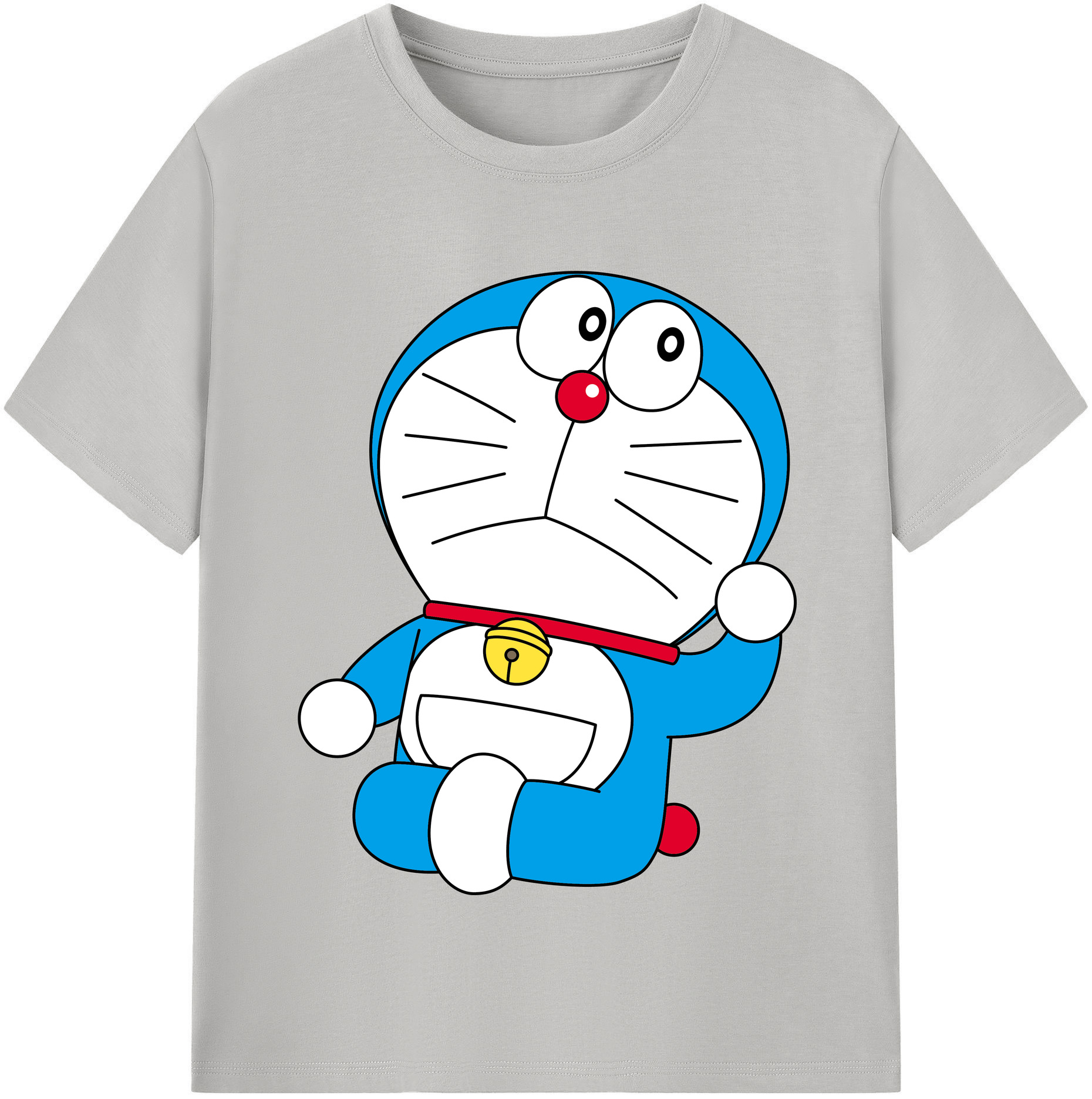 （画像用） ドラえもん Doraemon レディースカジュアルプリントTシャツ（綿100％）