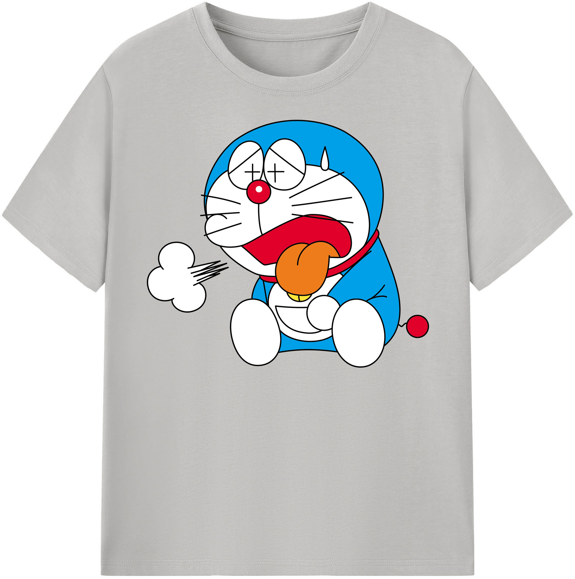 （画像用） ドラえもん Doraemon レディースカジュアルプリントTシャツ（綿100％）