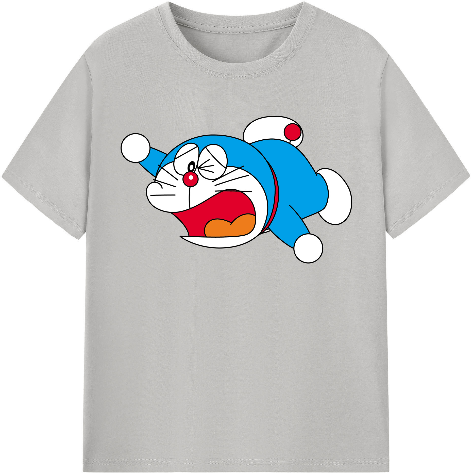 （画像用） ドラえもん Doraemon レディースカジュアルプリントTシャツ（綿100％）