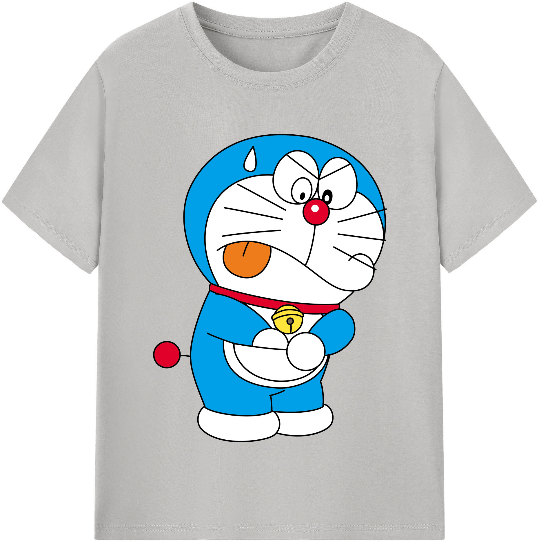 （画像用） ドラえもん Doraemon レディースカジュアルプリントTシャツ（綿100％）