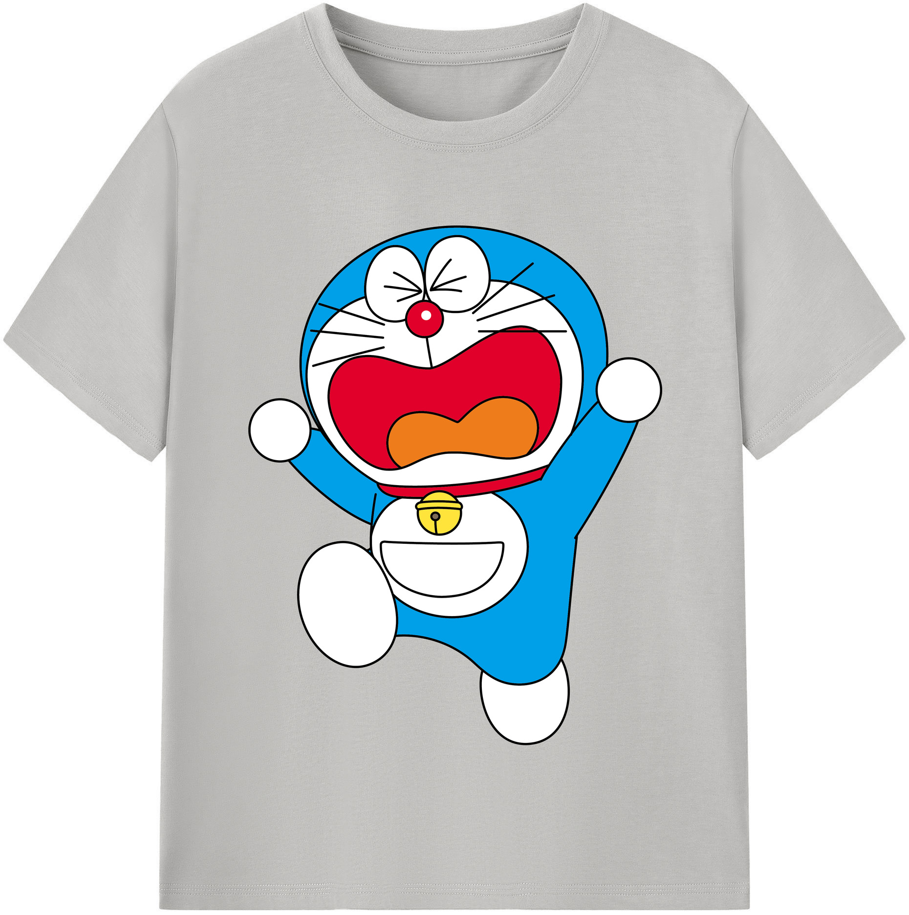 （画像用） ドラえもん Doraemon レディースカジュアルプリントTシャツ（綿100％）