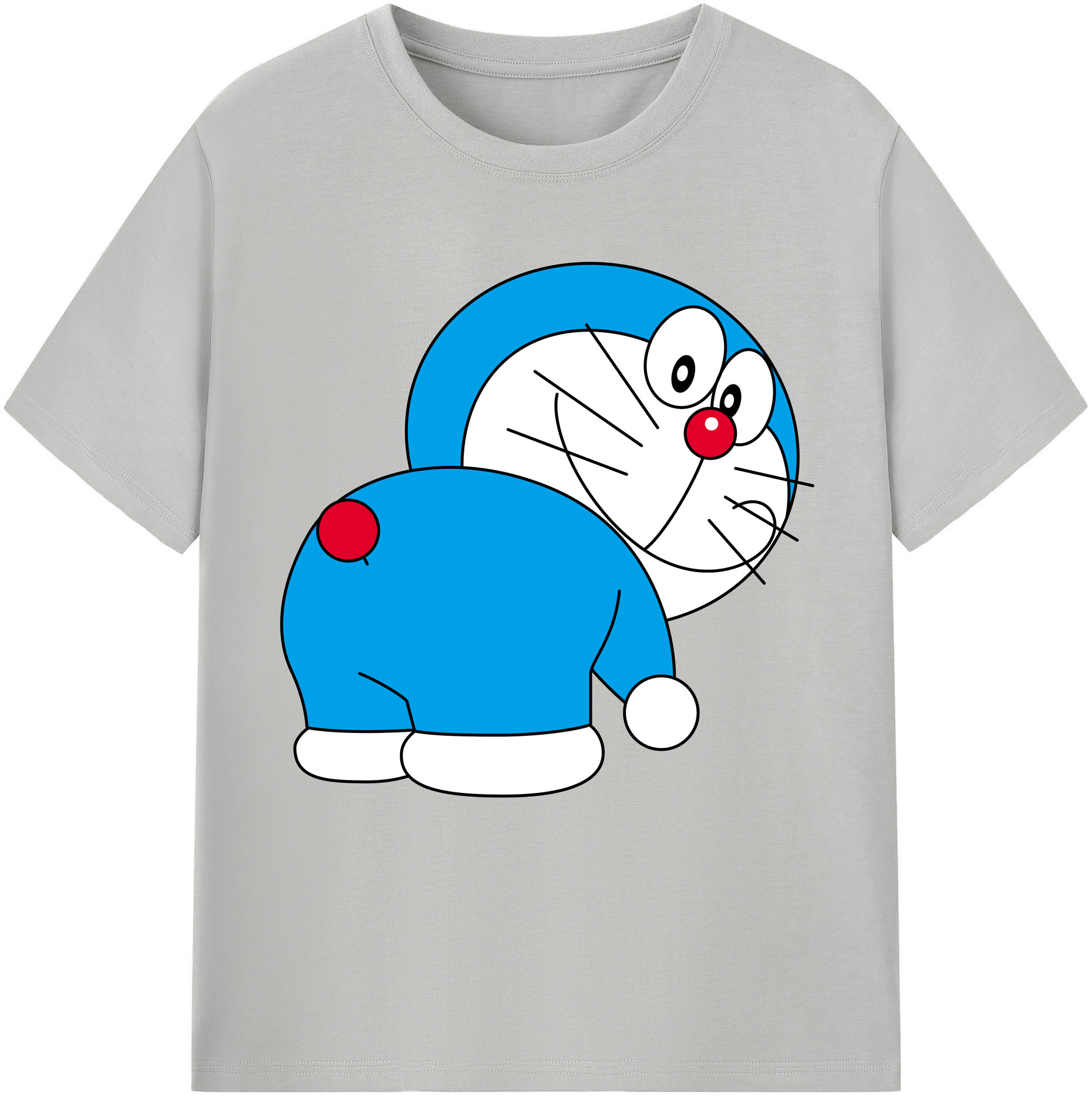 （画像用） ドラえもん Doraemon レディースカジュアルプリントTシャツ（綿100％）