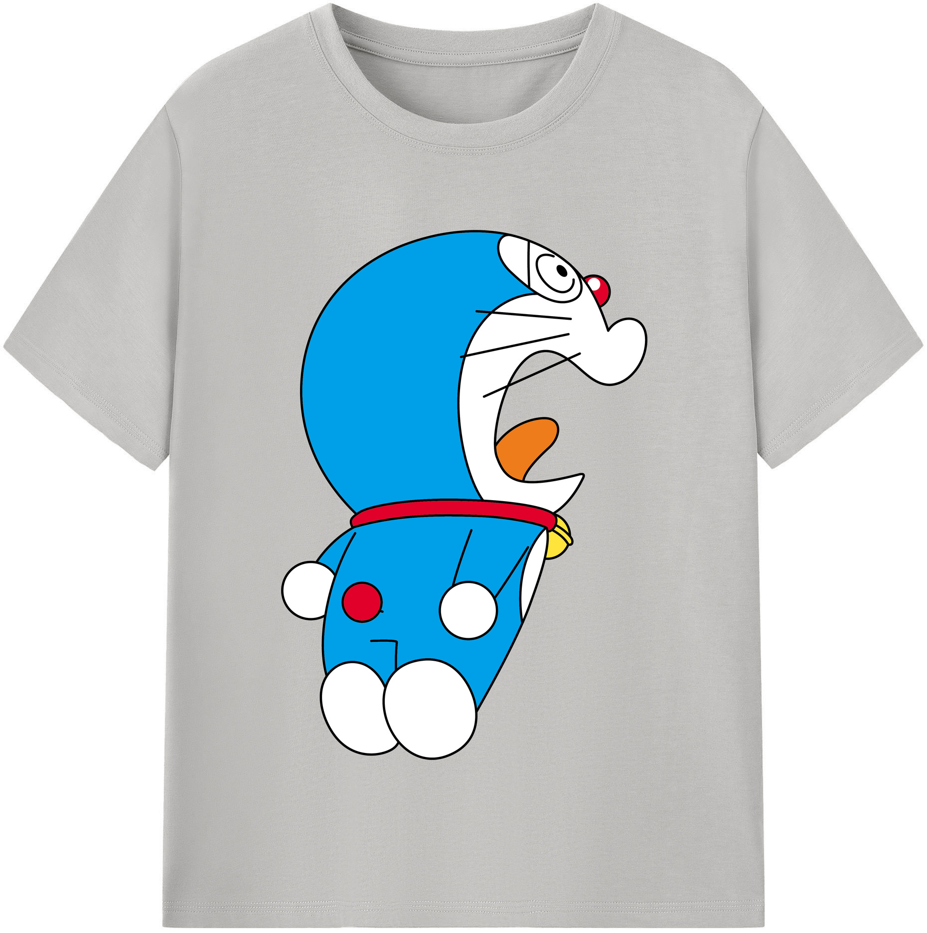 （画像用） ドラえもん Doraemon レディースカジュアルプリントTシャツ（綿100％）