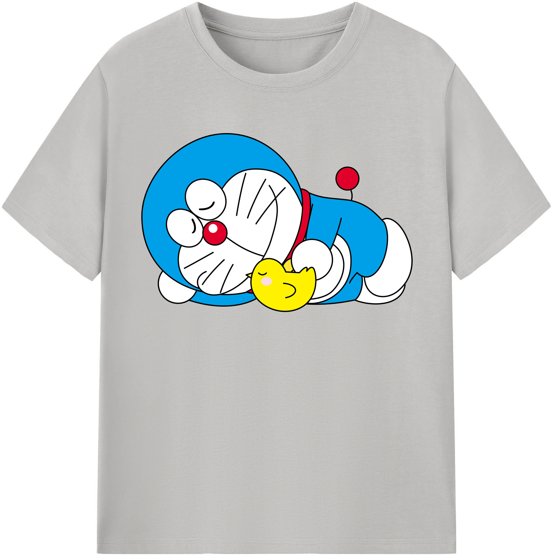 （画像用） ドラえもん Doraemon レディースカジュアルプリントTシャツ（綿100％）