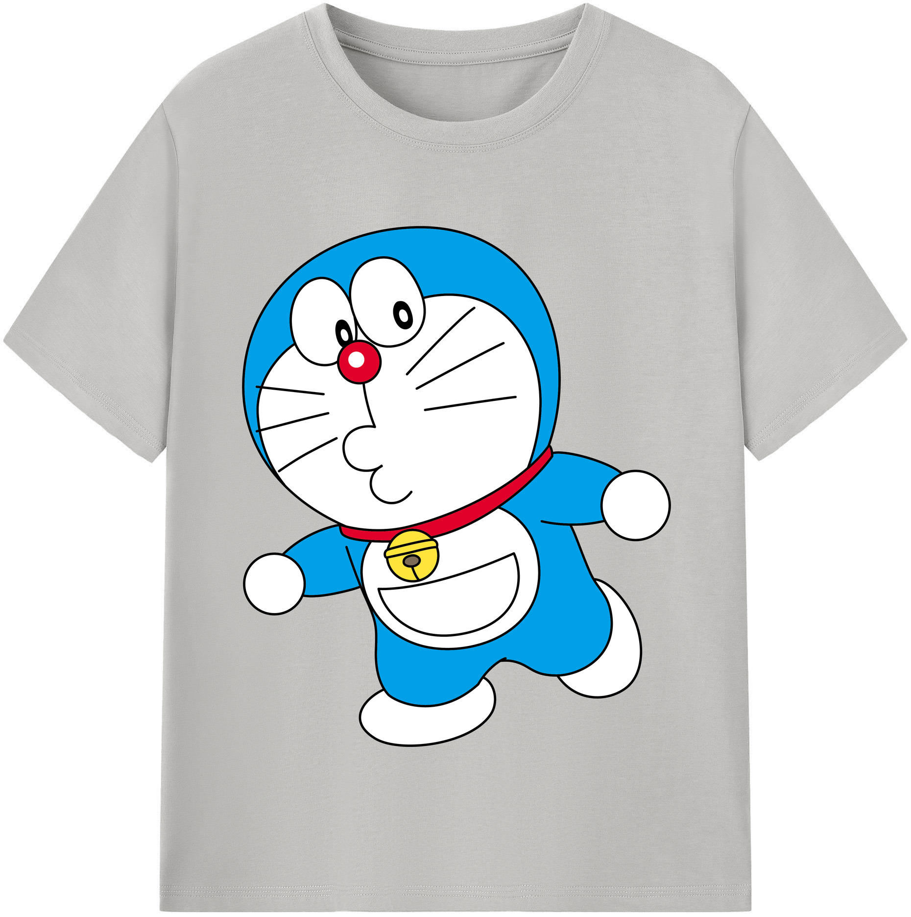 （画像用） ドラえもん Doraemon レディースカジュアルプリントTシャツ（綿100％）